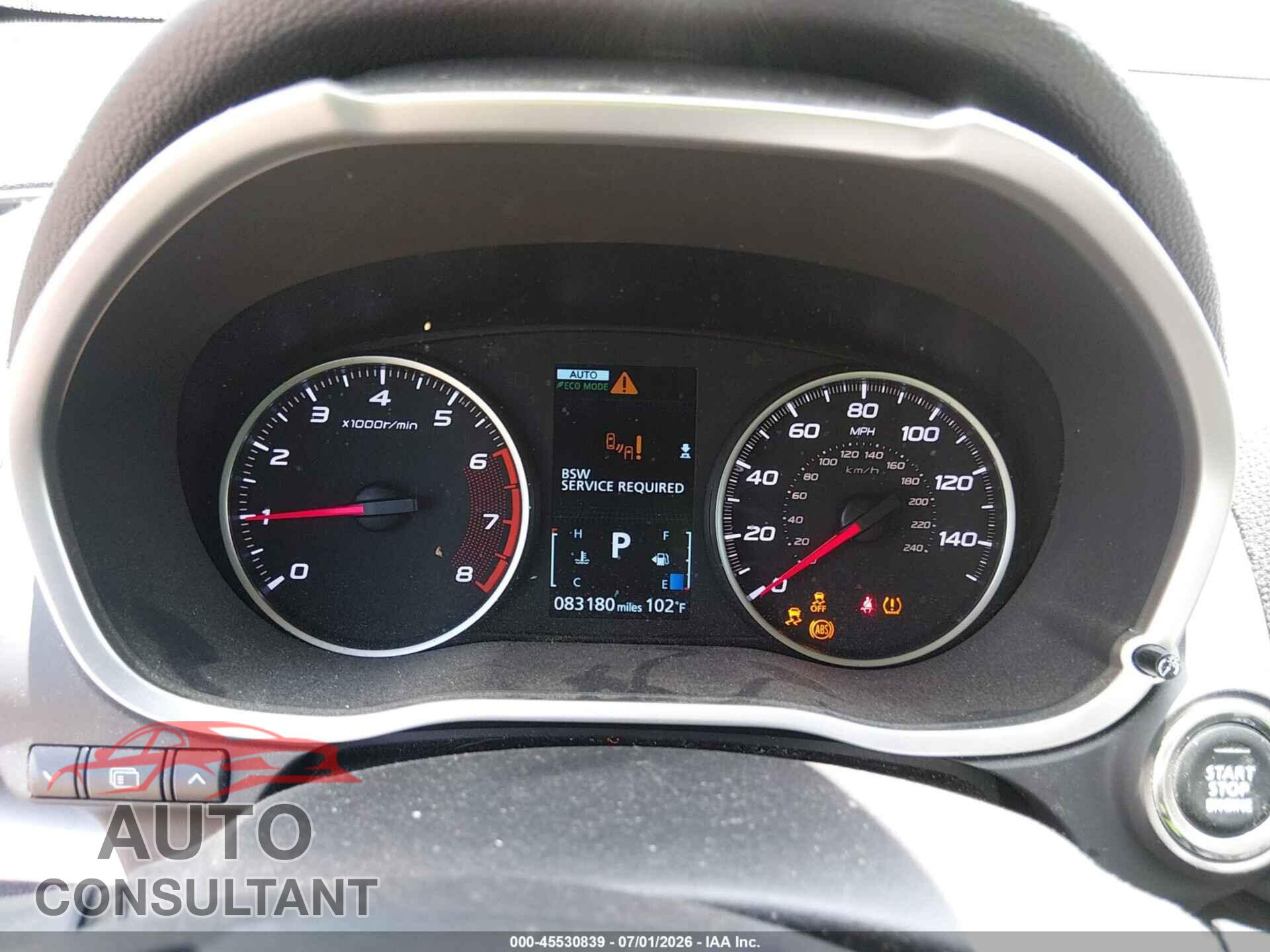 MITSUBISHI ECLIPSE CROSS 2018 - JA4AT5AA1JZ068573