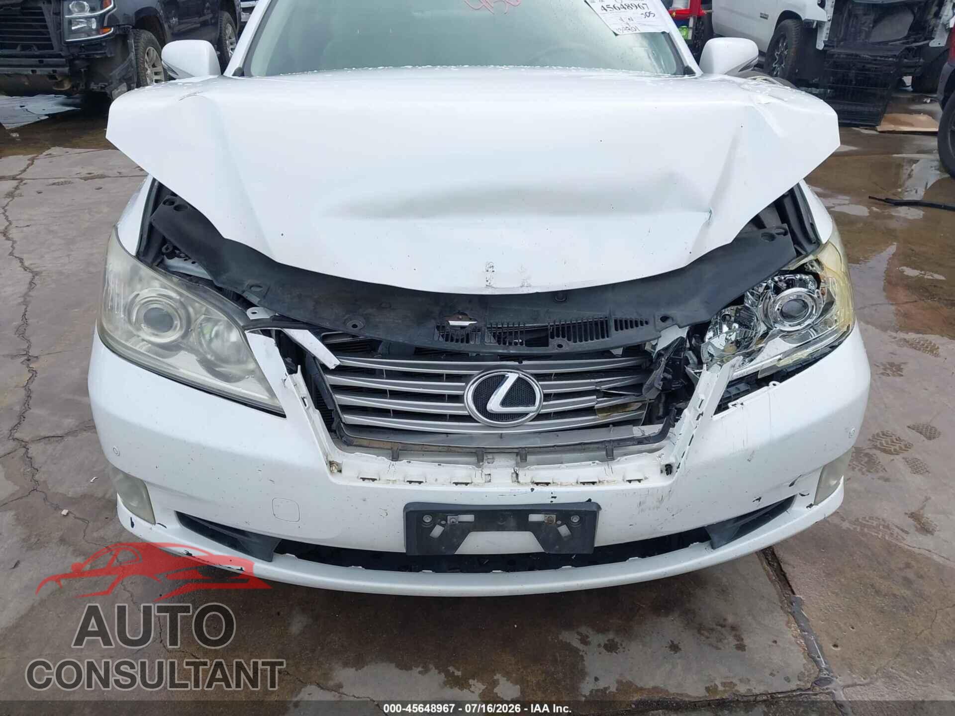 LEXUS ES 350 2011 - JTHBK1EG5B2454524