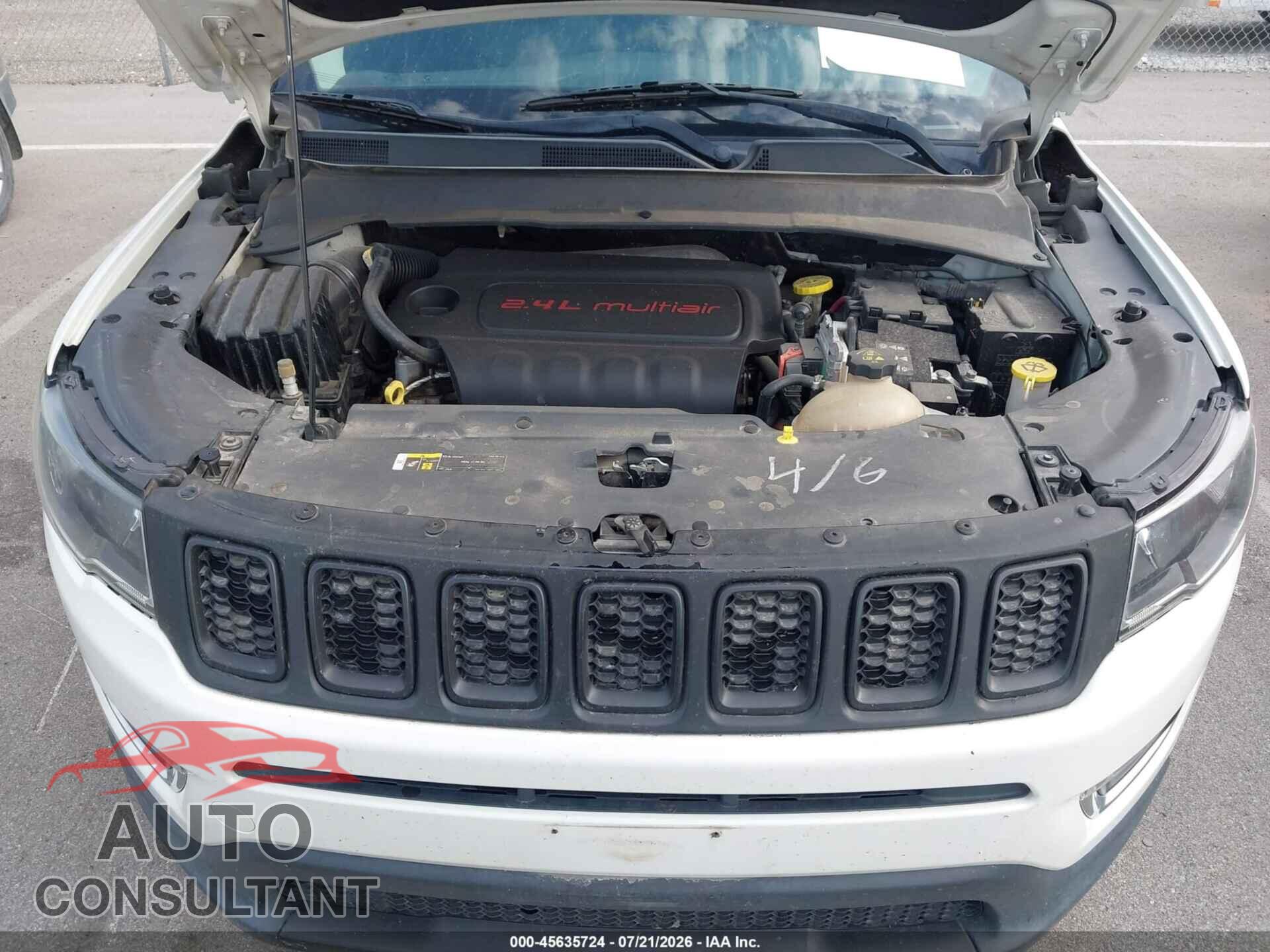 JEEP COMPASS 2017 - 3C4NJDCB2HT681042