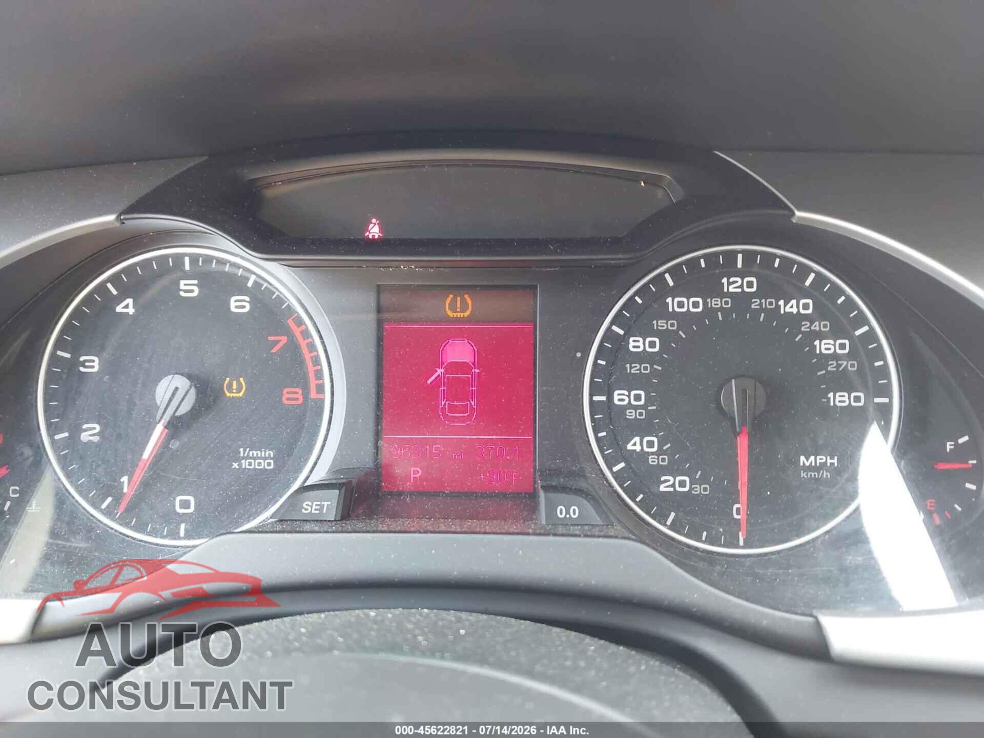 AUDI A4 2012 - WAUFFAFL6CA090783