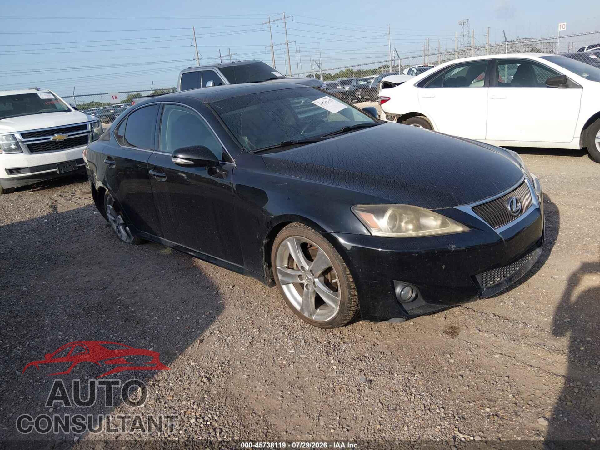 LEXUS IS 250 2012 - JTHBF5C24C5175228