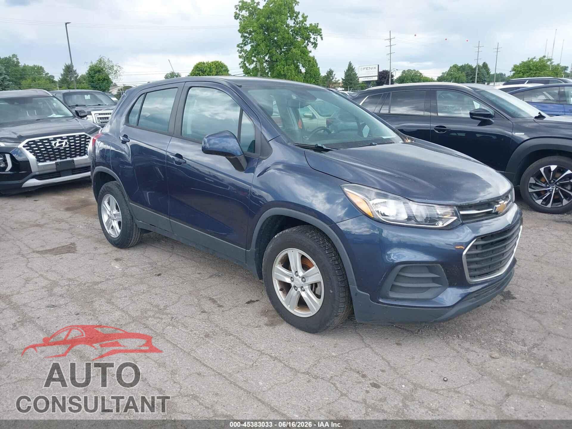 CHEVROLET TRAX 2019 - 3GNCJKSB3KL323234
