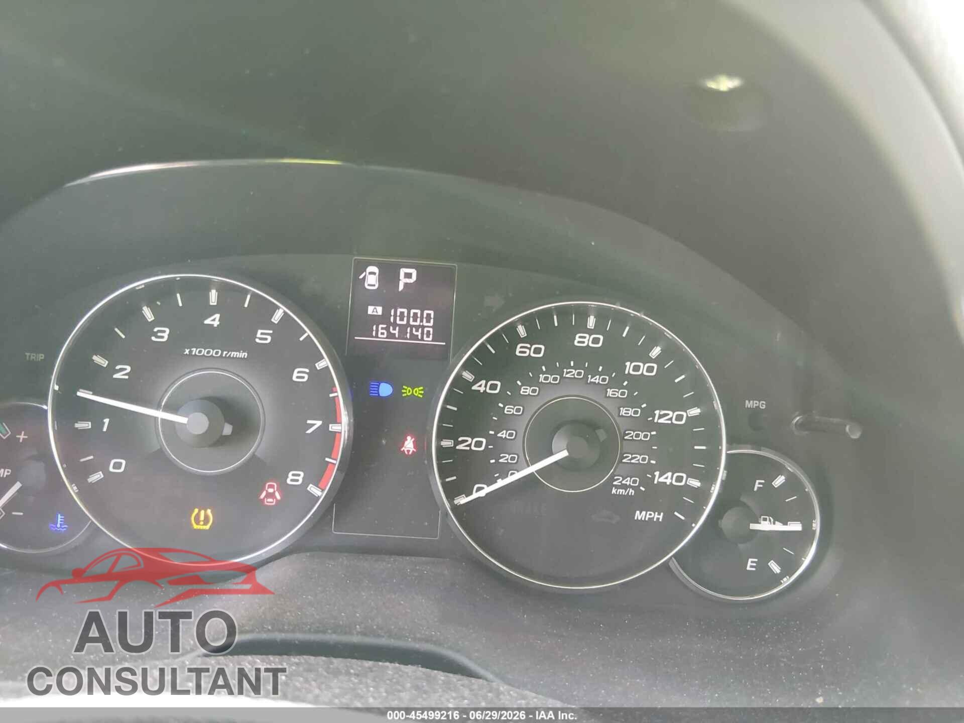 SUBARU OUTBACK 2011 - 4S4BRCCC8B3351323