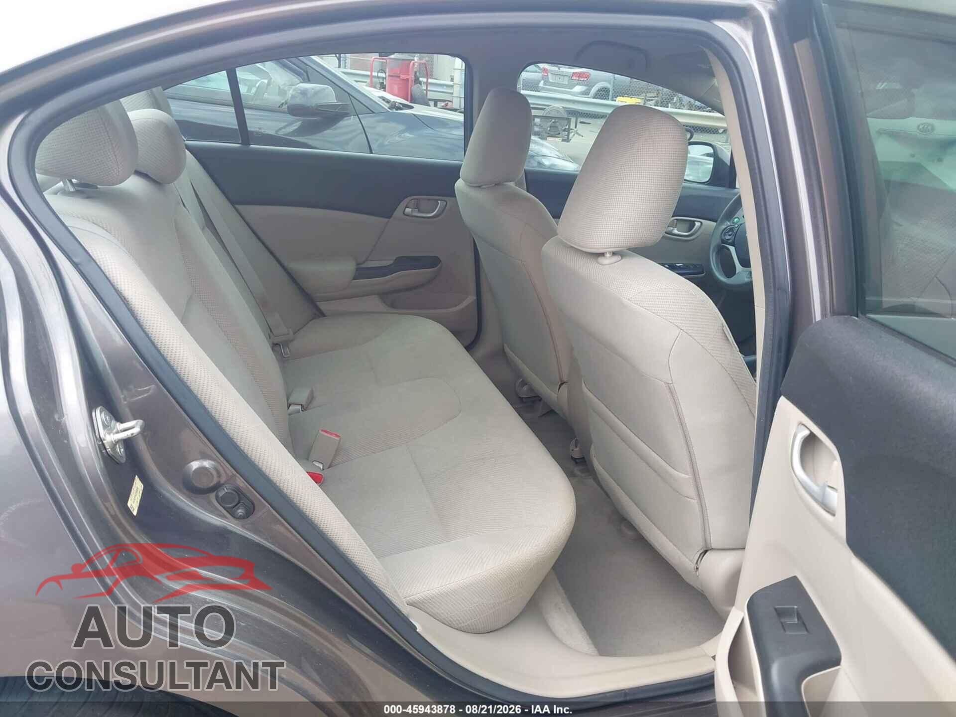 HONDA CIVIC 2012 - 19XFB2F54CE069000
