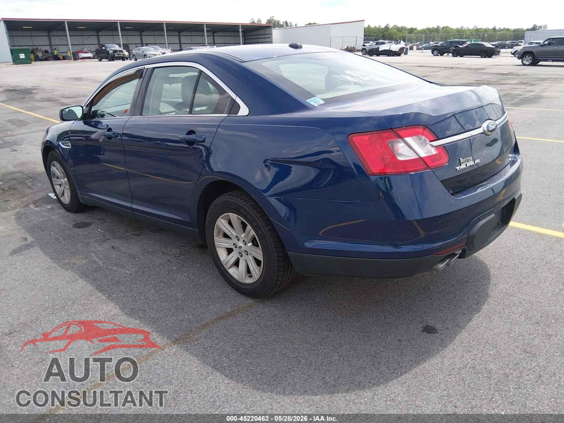FORD TAURUS 2012 - 1FAHP2DW4CG142331