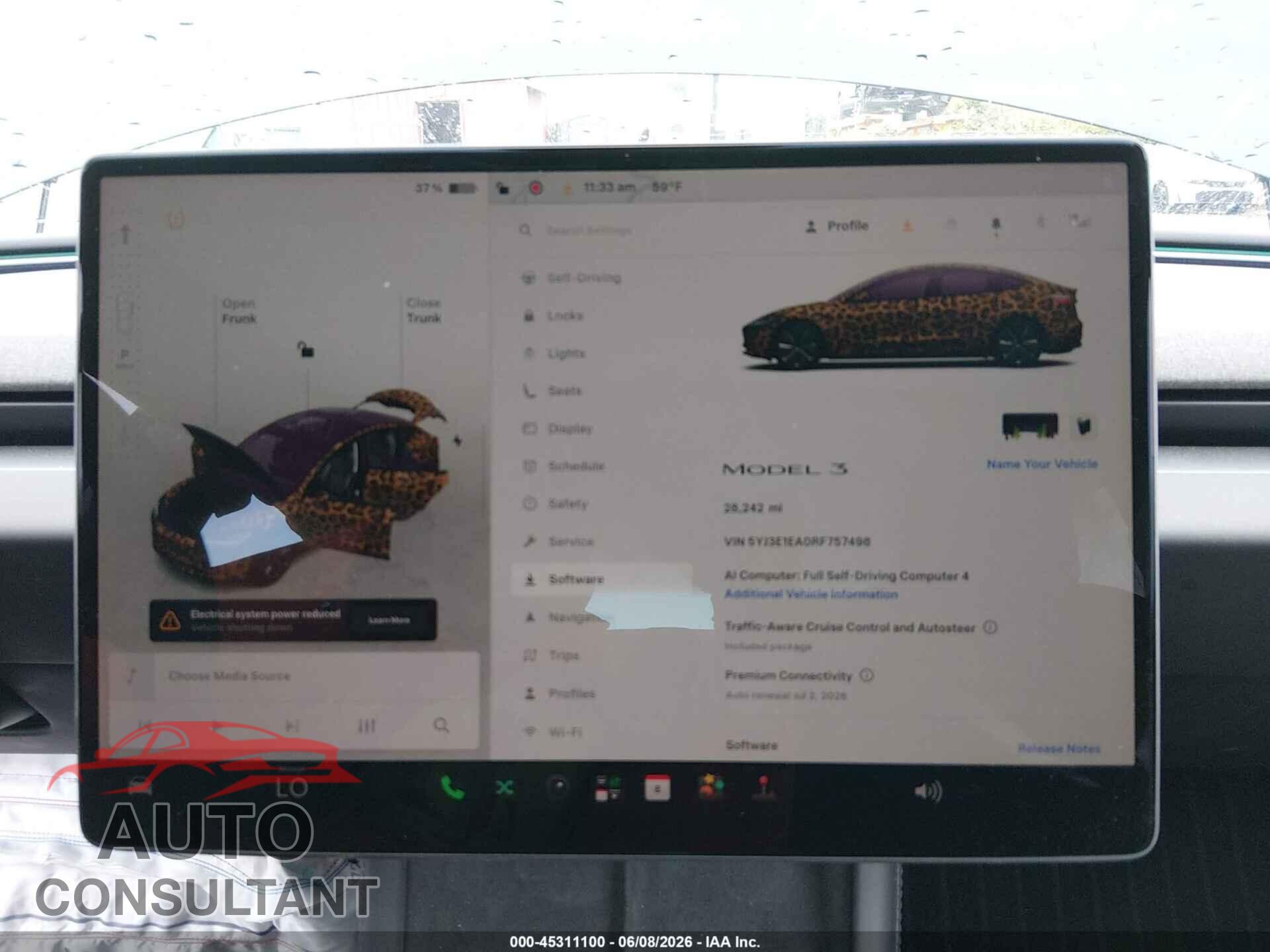 TESLA MODEL 3 2024 - 5YJ3E1EA0RF757498