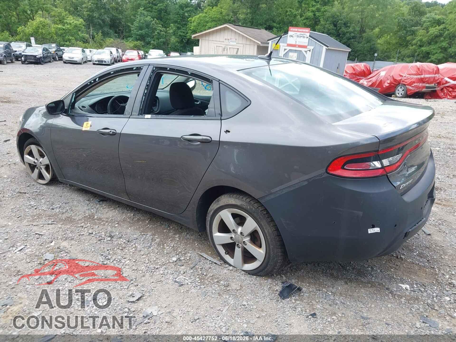 DODGE DART 2015 - 1C3CDFBB6FD309724