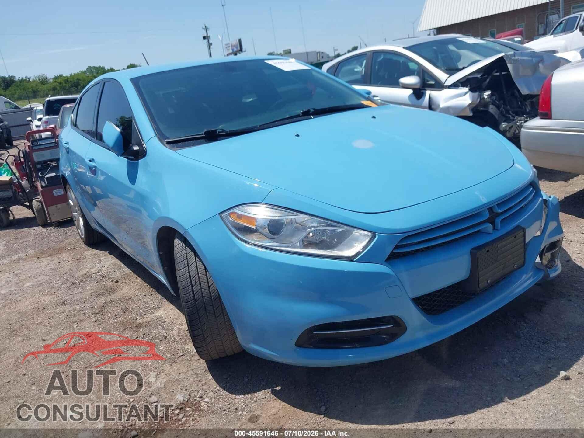 DODGE DART 2013 - 1C3CDFBA0DD214256