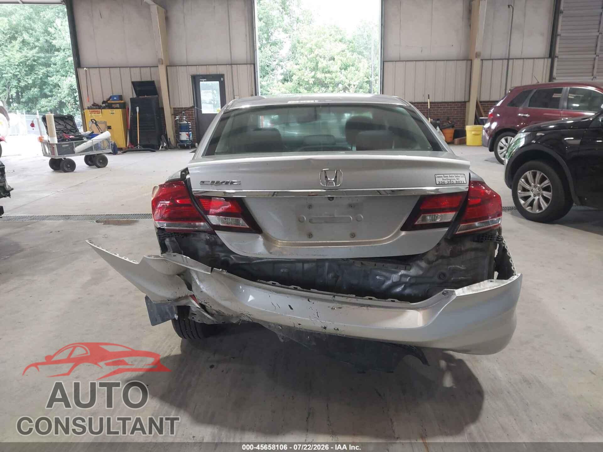 HONDA CIVIC 2014 - 19XFB2F5XEE270046