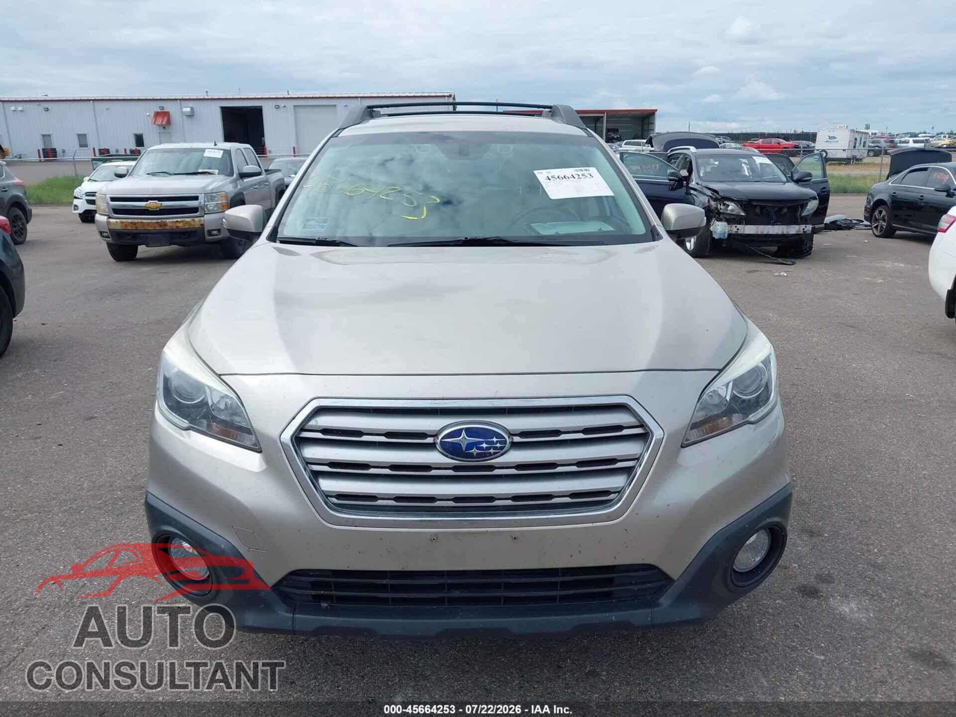 SUBARU OUTBACK 2017 - 4S4BSAFC0H3351796
