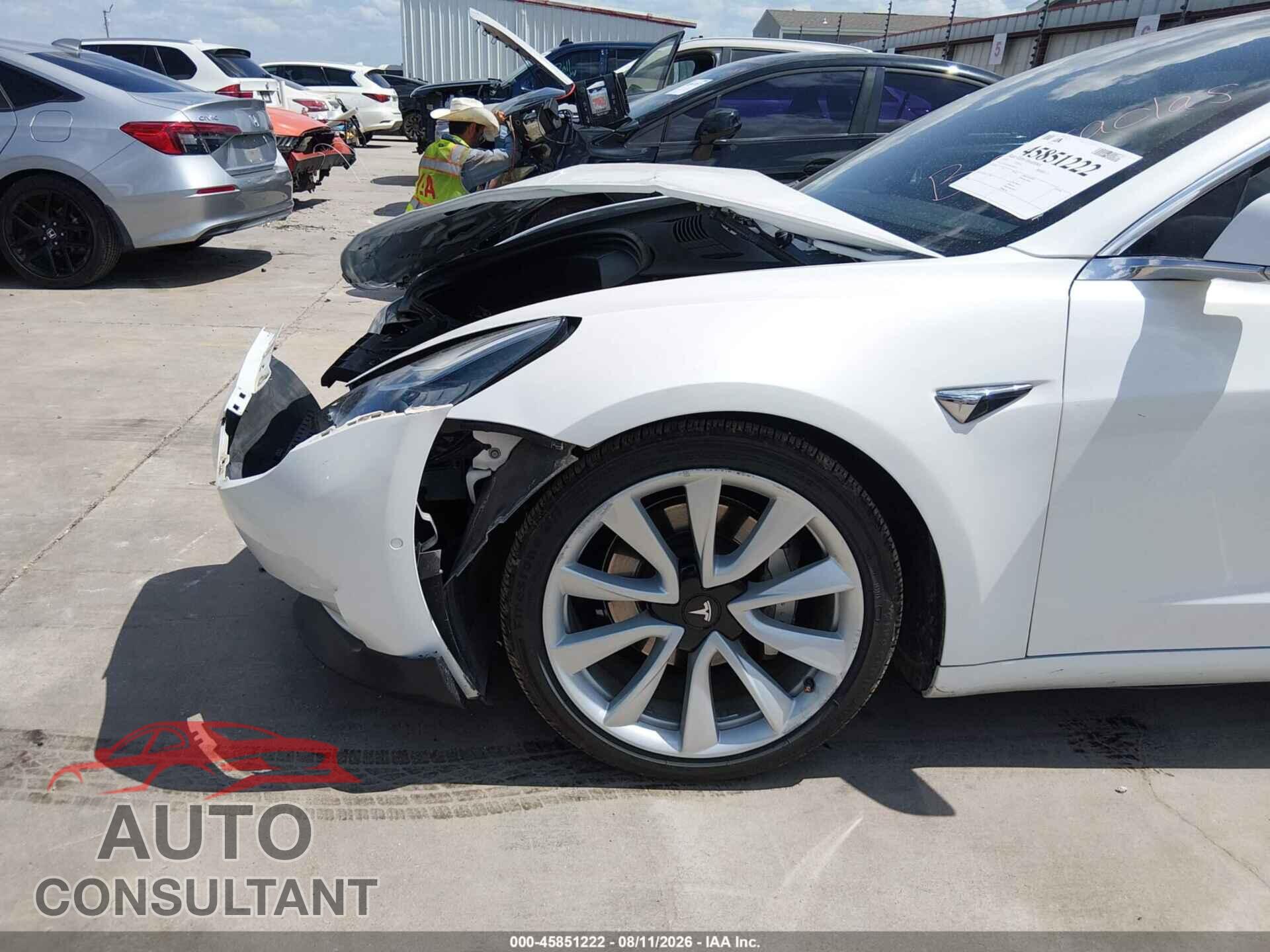 TESLA MODEL 3 2019 - 5YJ3E1EA7KF482475