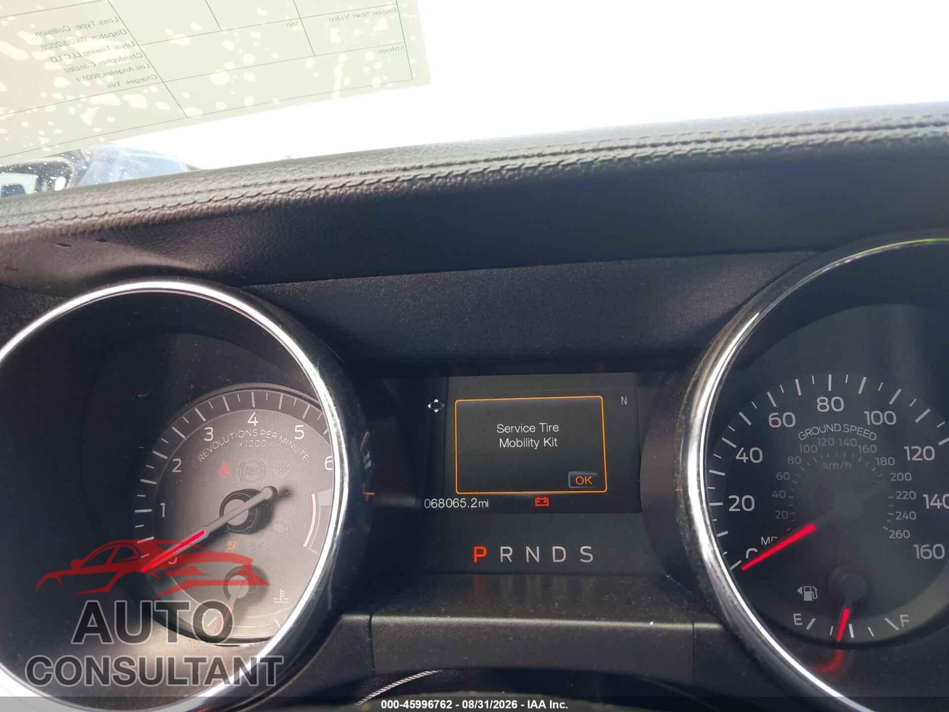 FORD MUSTANG 2017 - 1FA6P8CF4H5240855