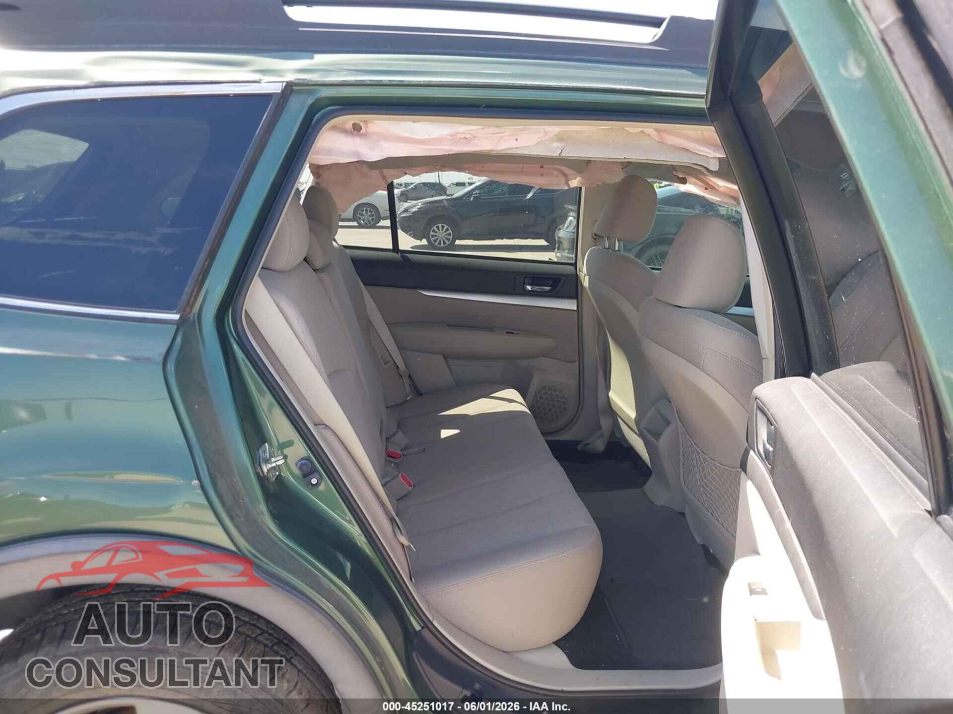 SUBARU OUTBACK 2014 - 4S4BRBCC4E3267059