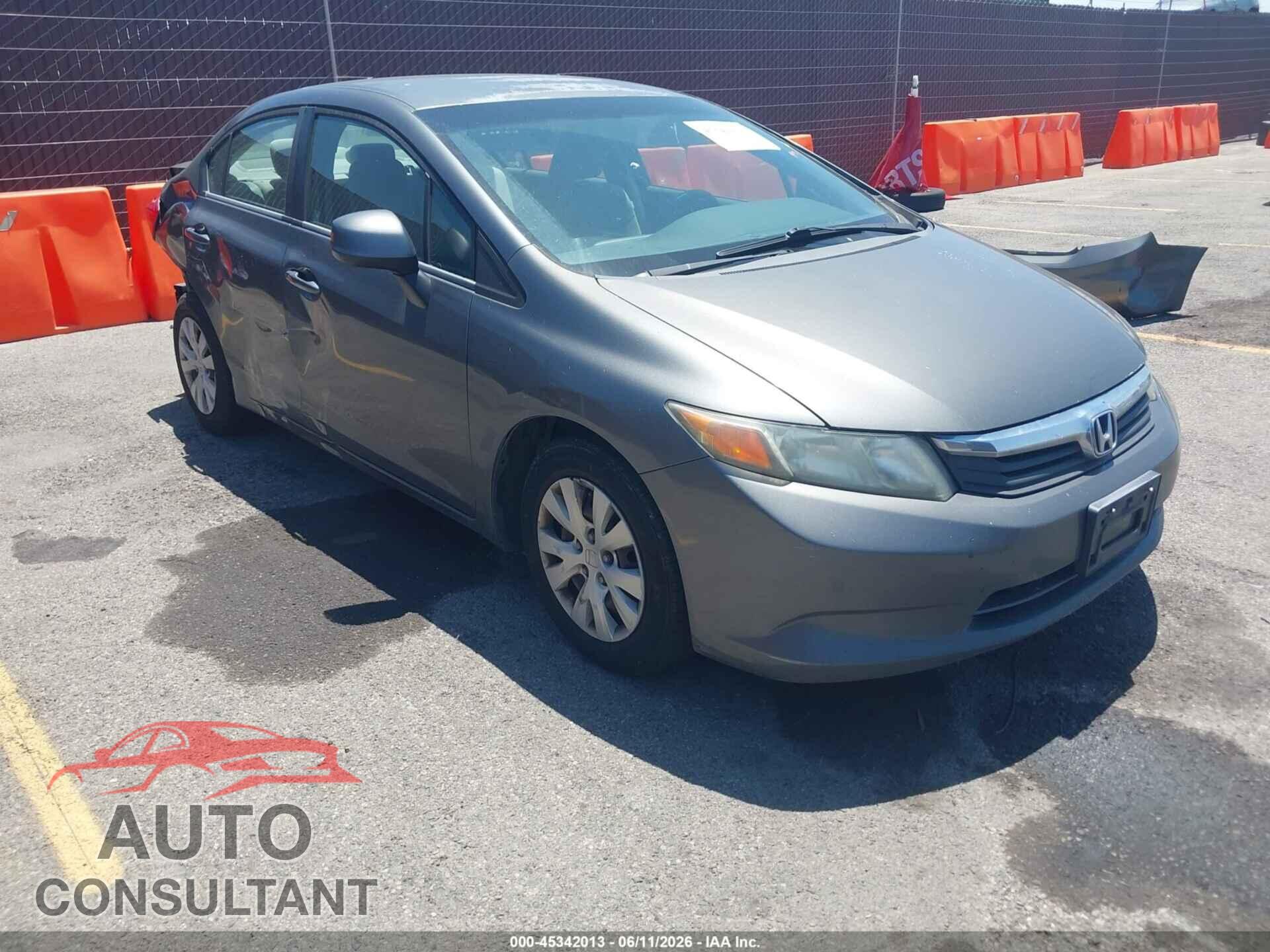 HONDA CIVIC 2012 - 19XFB2F53CE363861
