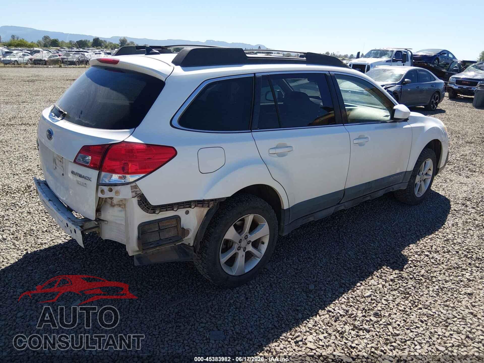 SUBARU OUTBACK 2014 - 4S4BRBCC0E3226525