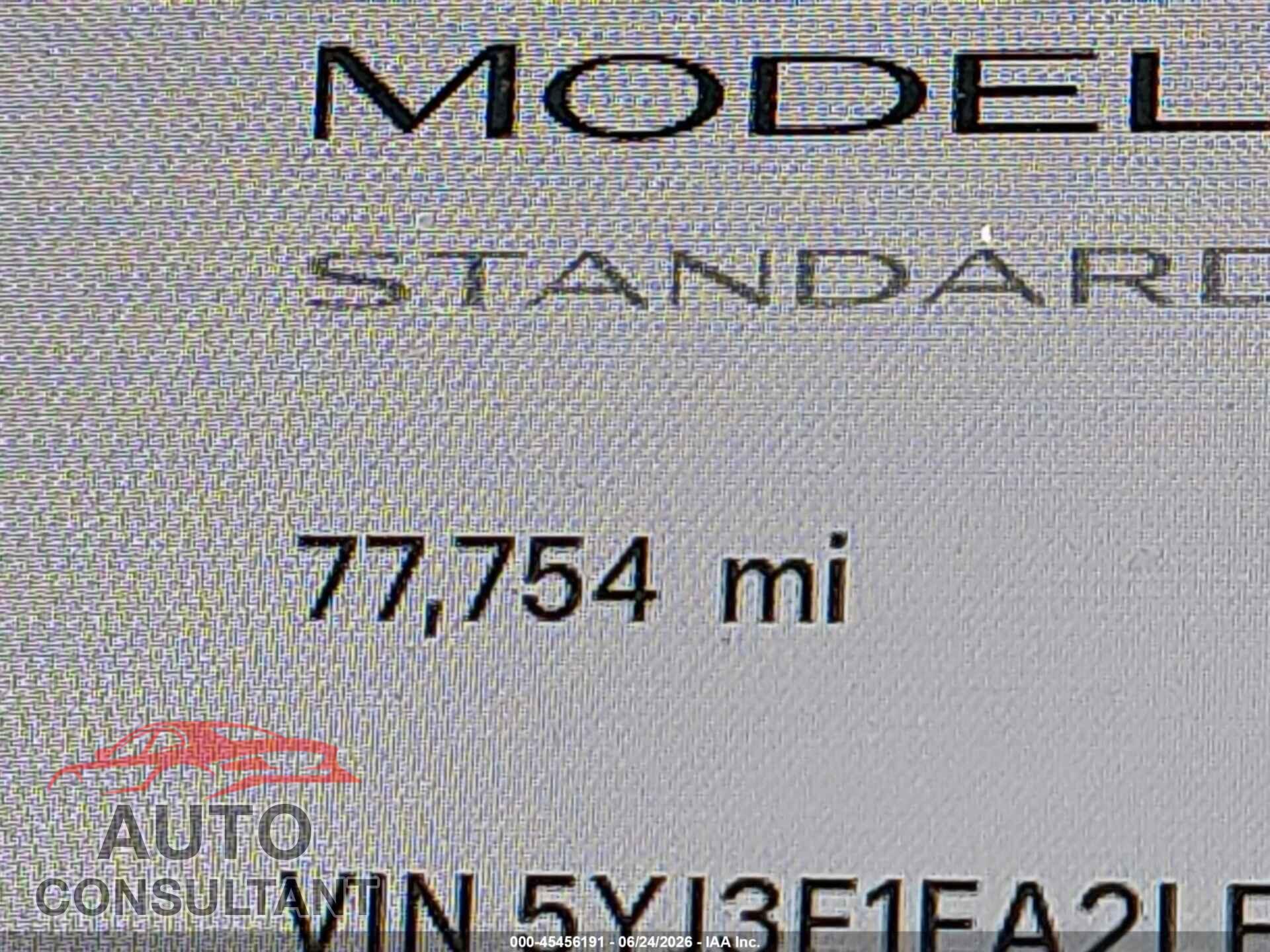 TESLA MODEL 3 2020 - 5YJ3E1EA2LF792759