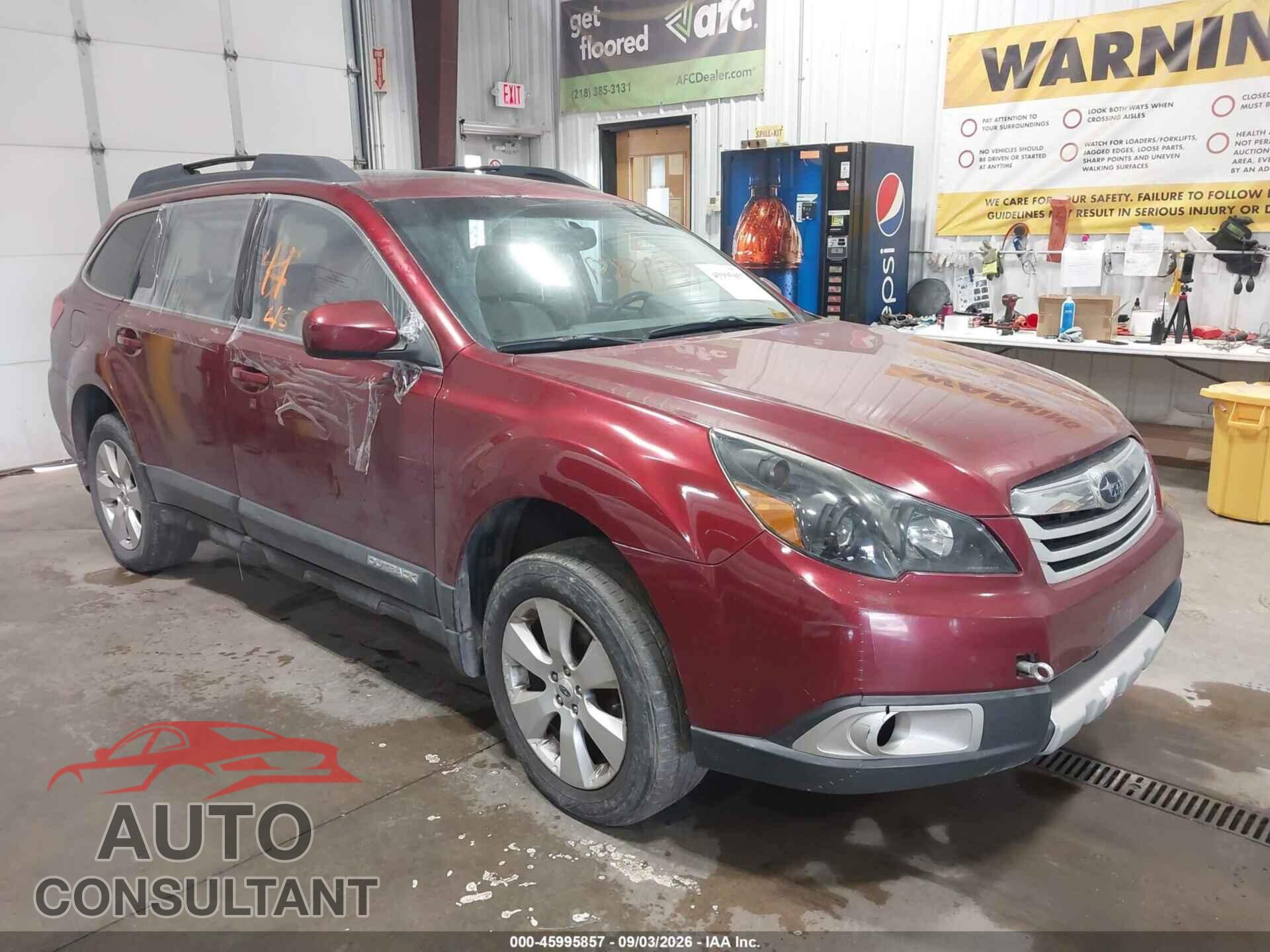 SUBARU OUTBACK 2011 - 4S4BRBLC8B3430758