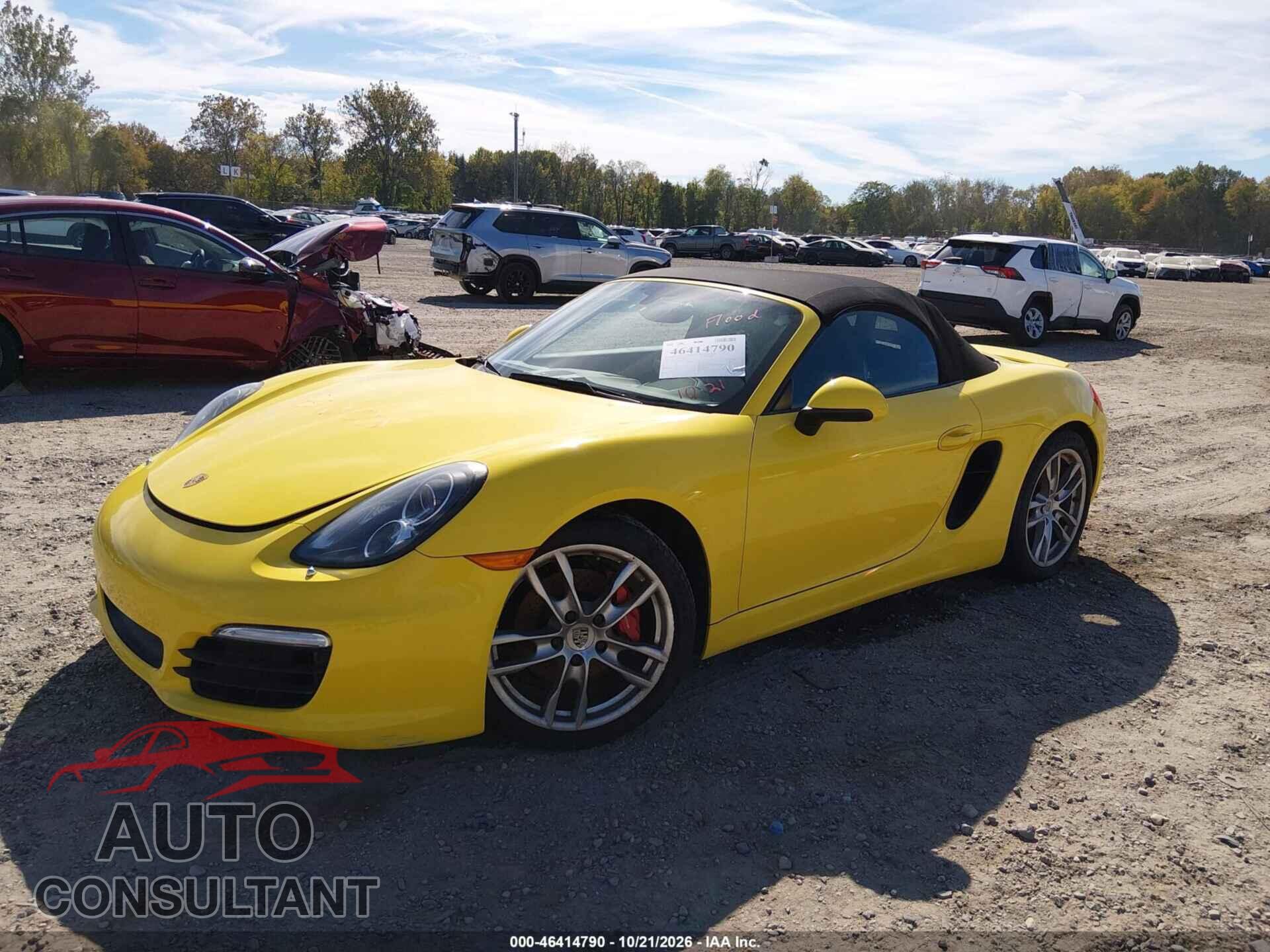 PORSCHE BOXSTER 2013 - WP0CB2A85DS130647