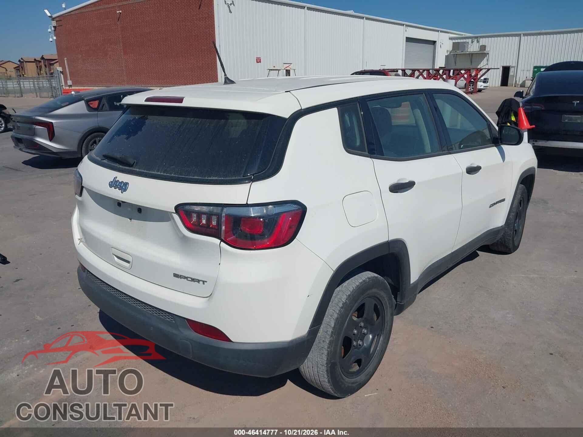 JEEP NEW COMPASS 2017 - 3C4NJCAB3HT658852