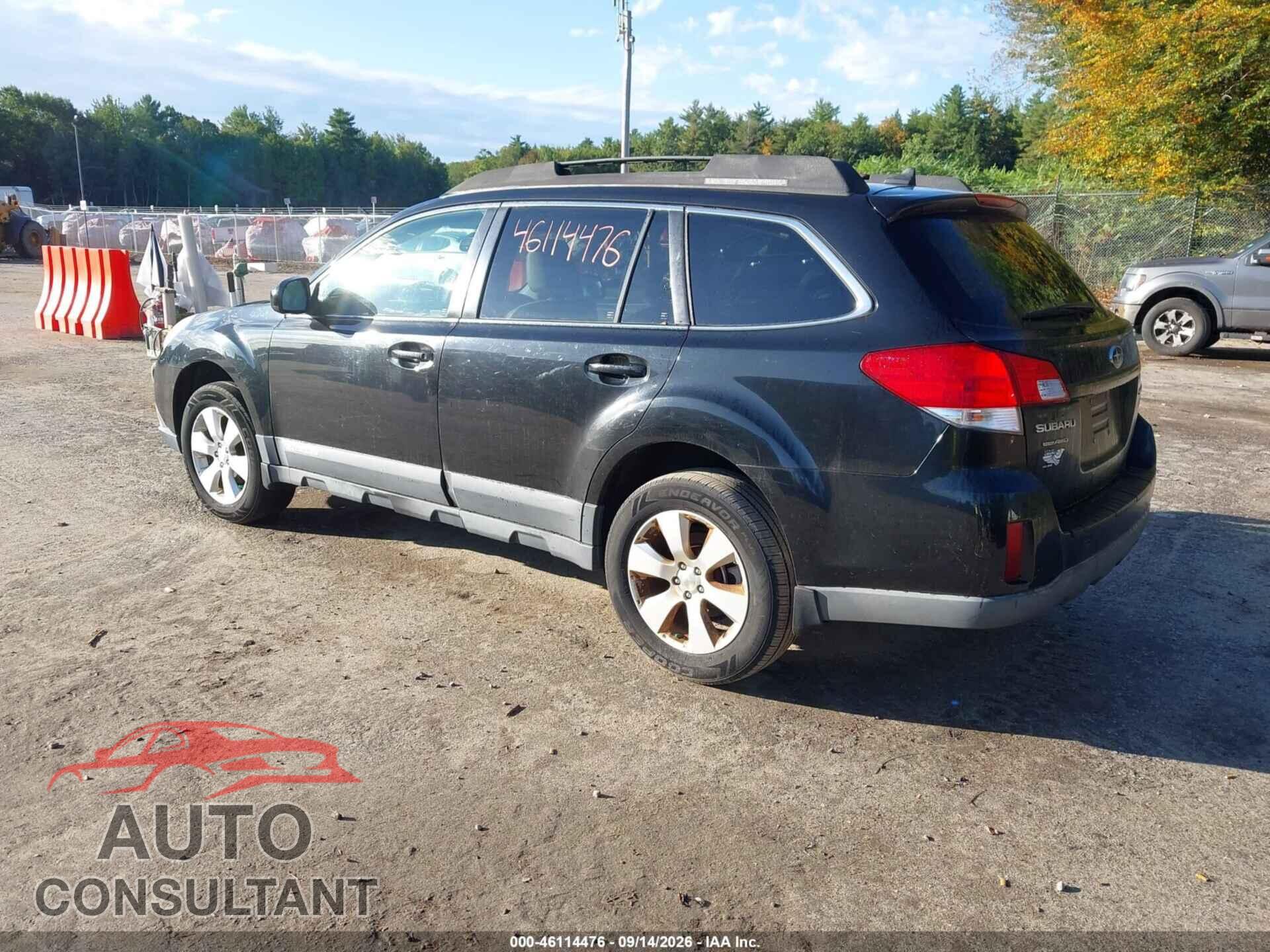 SUBARU OUTBACK 2011 - 4S4BRBJC2B3403008