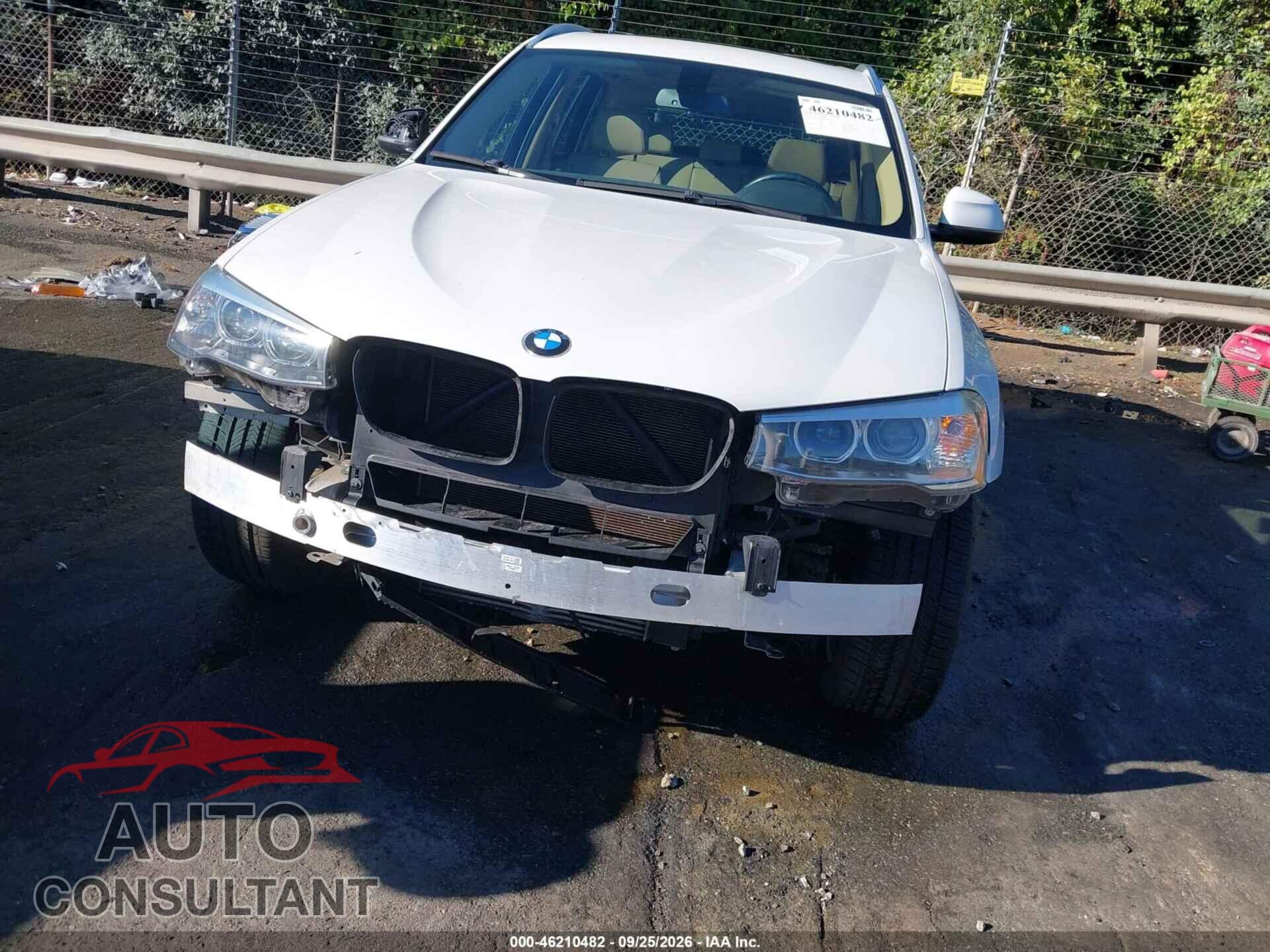 BMW X3 2015 - 5UXWX9C54F0D53658