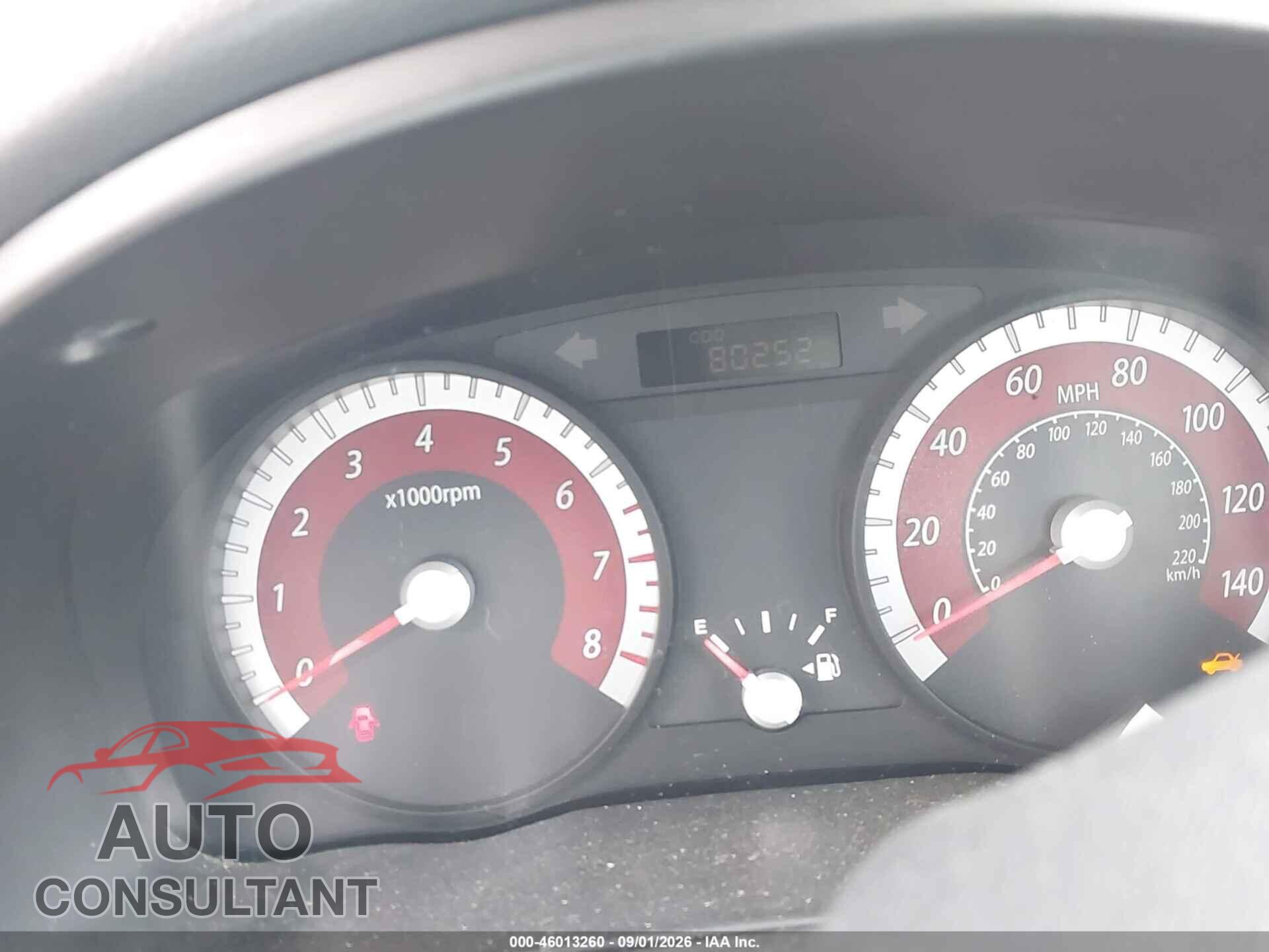 KIA RIO 2011 - KNADH4A35B6923792