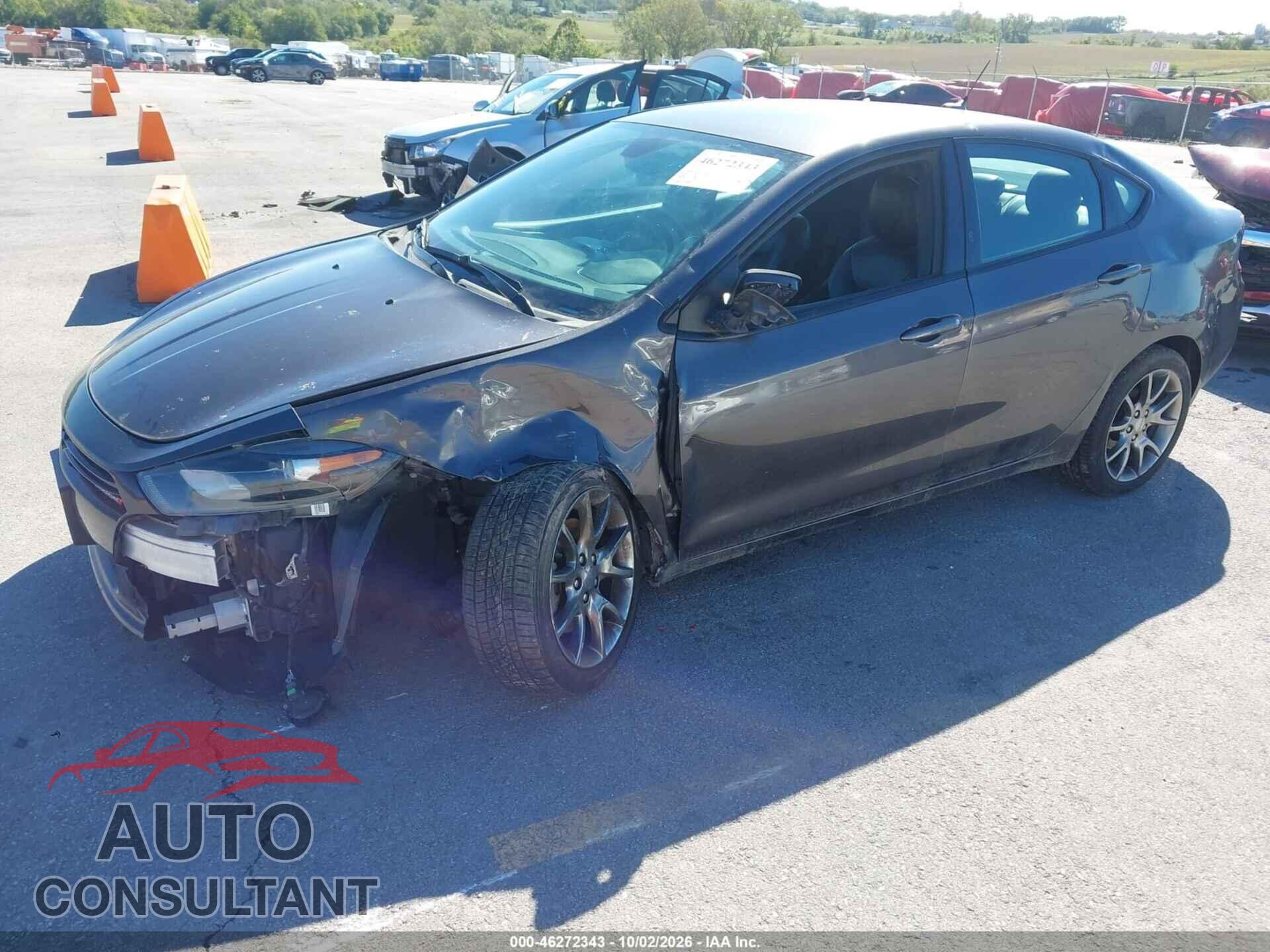 DODGE DART 2015 - 1C3CDFBB4FD151190