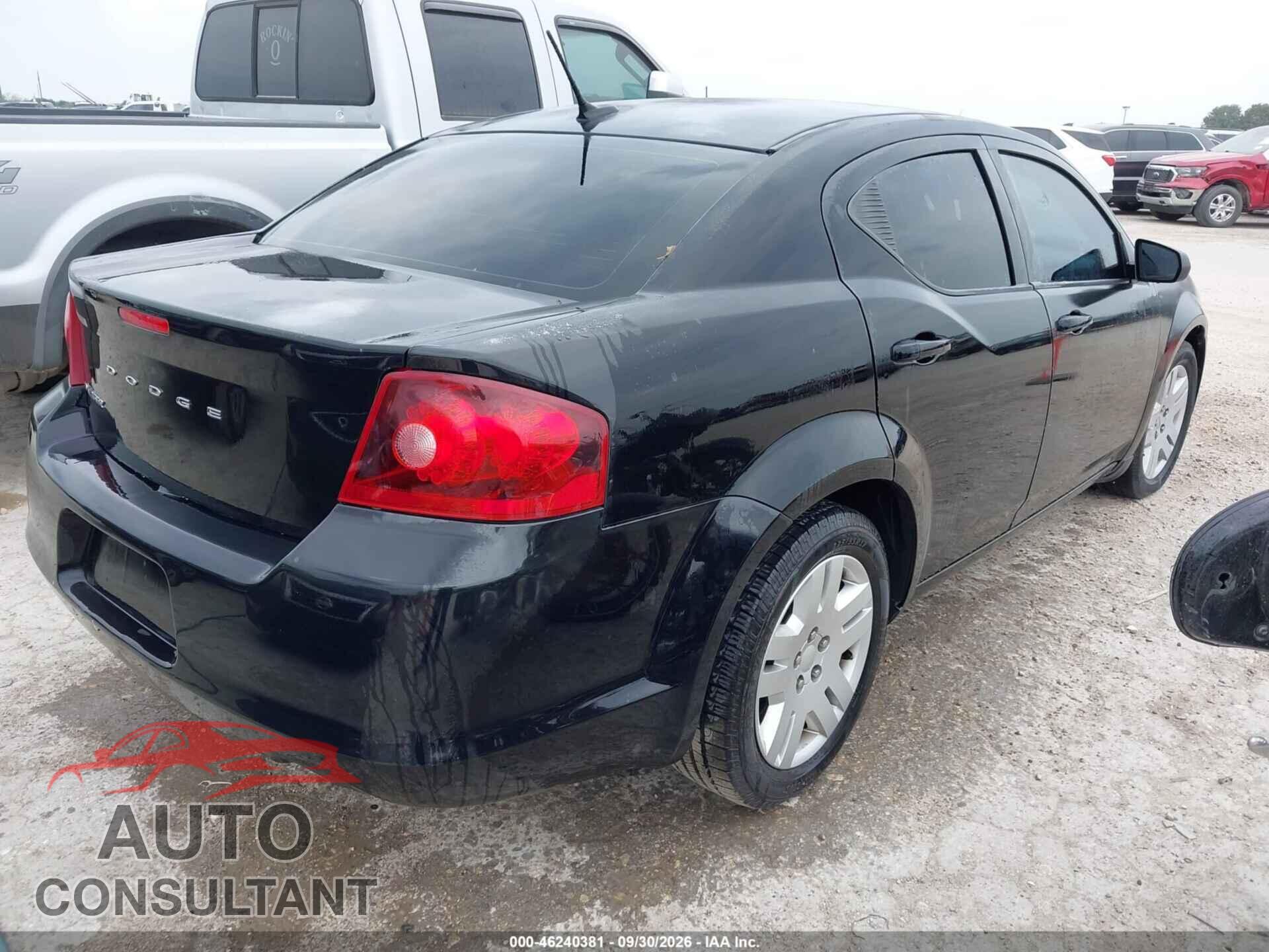 DODGE AVENGER 2013 - 1C3CDZAG4DN749270