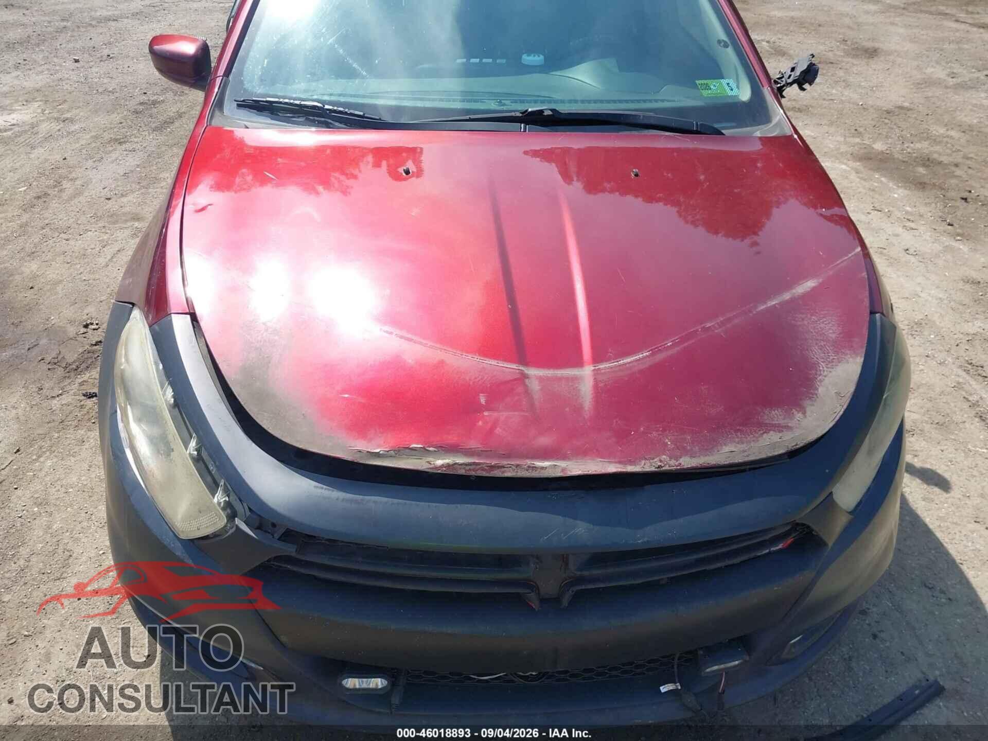 DODGE DART 2015 - 1C3CDFBB1FD351024