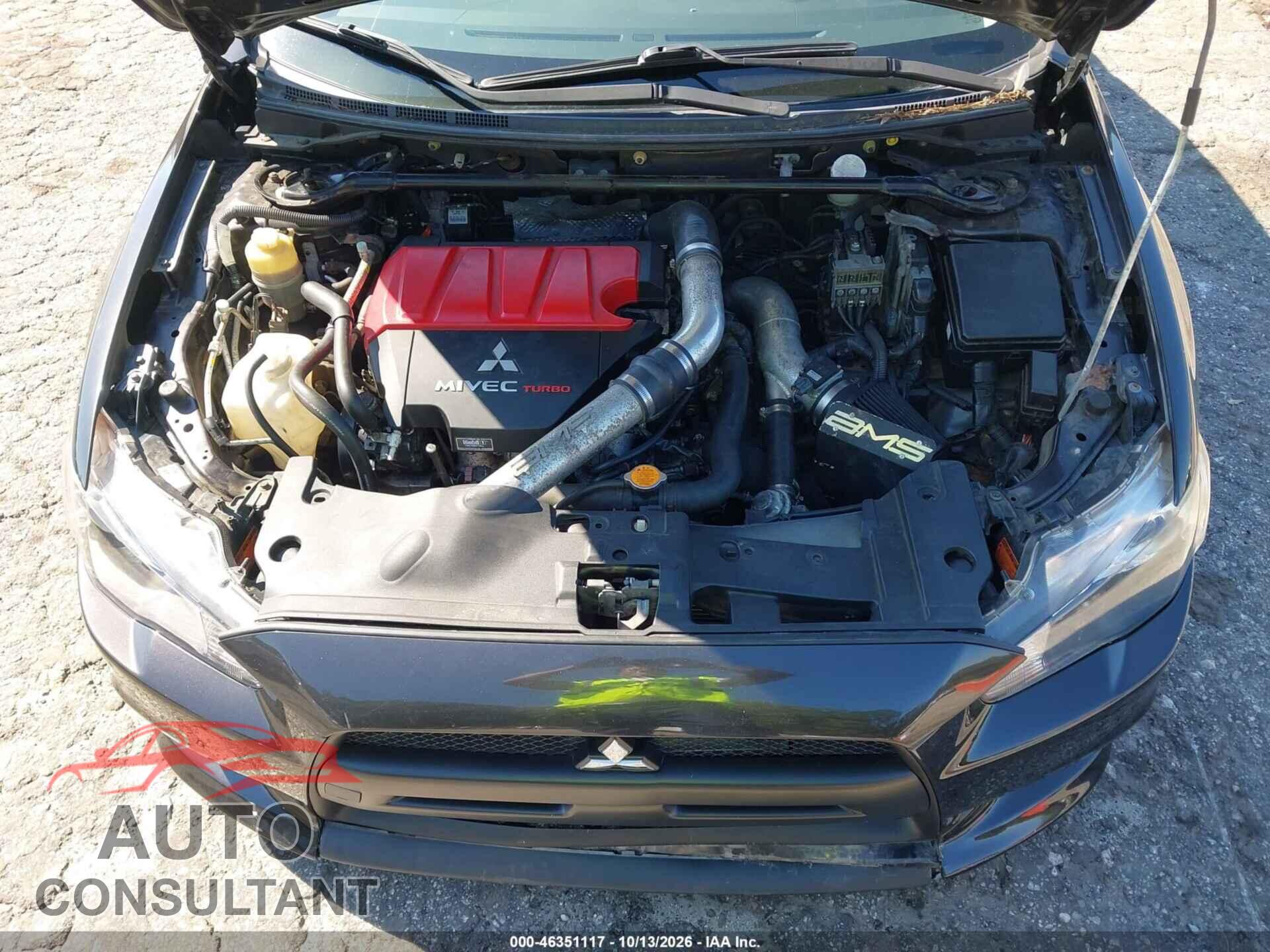 MITSUBISHI LANCER EVOLUTION 2011 - JA32W8FV8BU038451