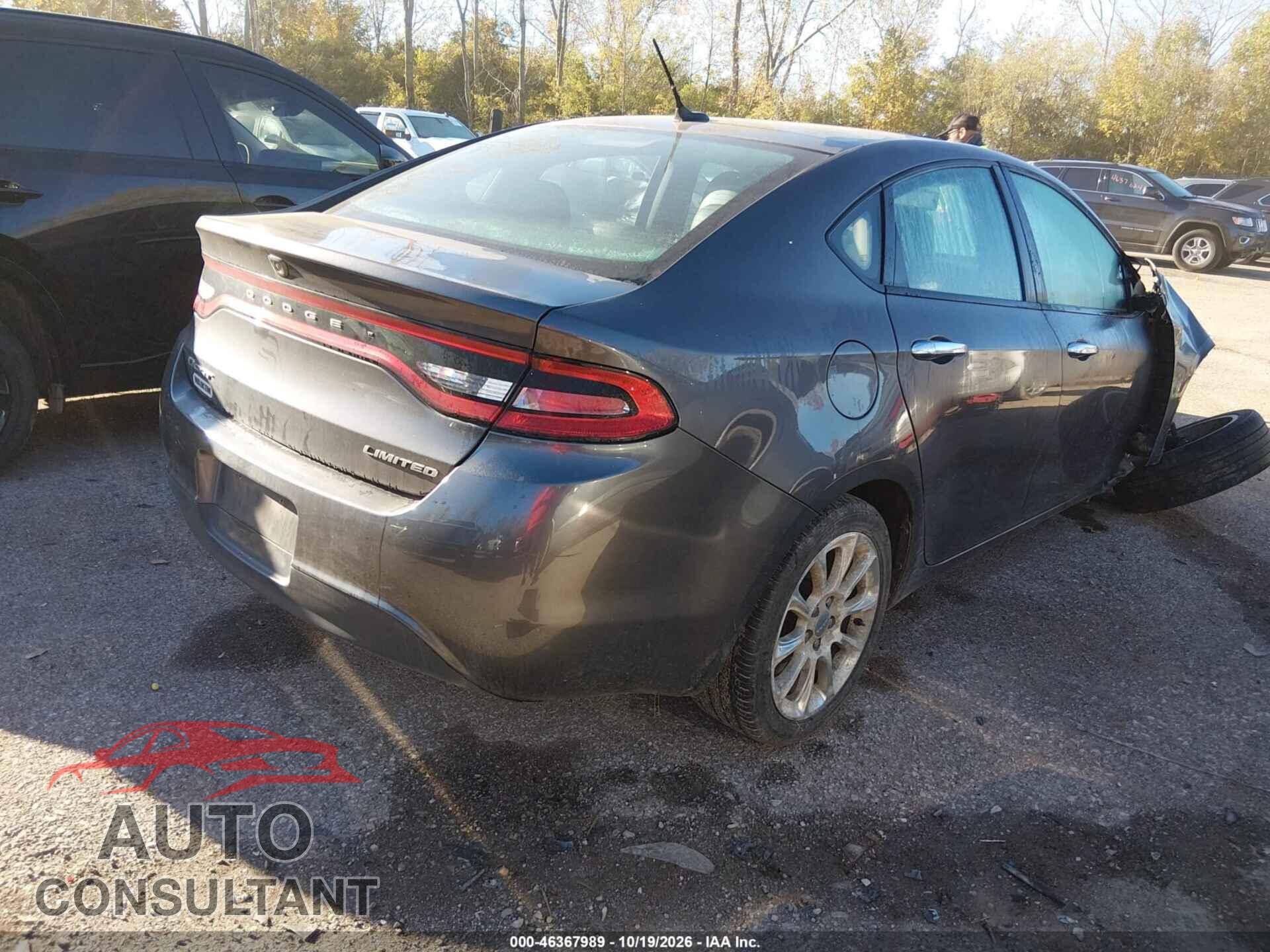 DODGE DART 2015 - 1C3CDFCB2FD213717