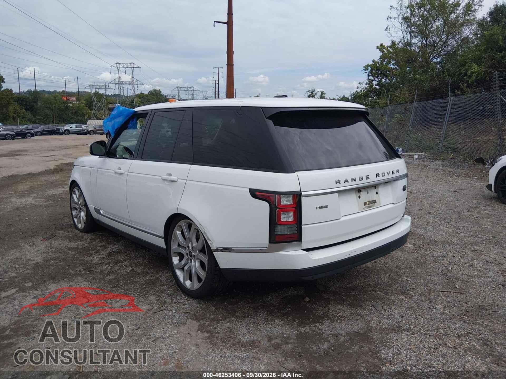 LAND ROVER RANGE ROVER 2013 - SALGS2DF6DA111549