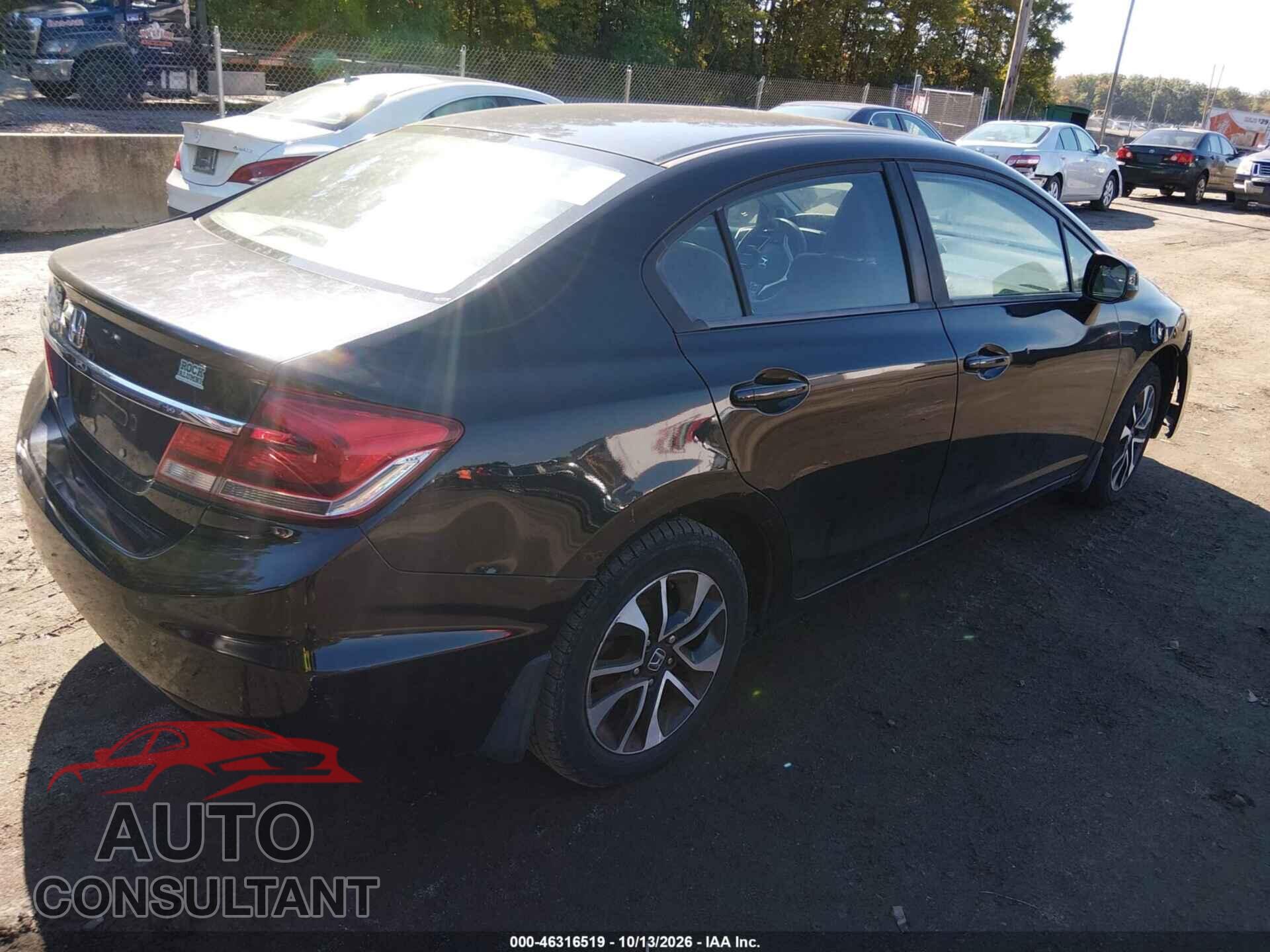 HONDA CIVIC 2013 - 19XFB2F80DE206543