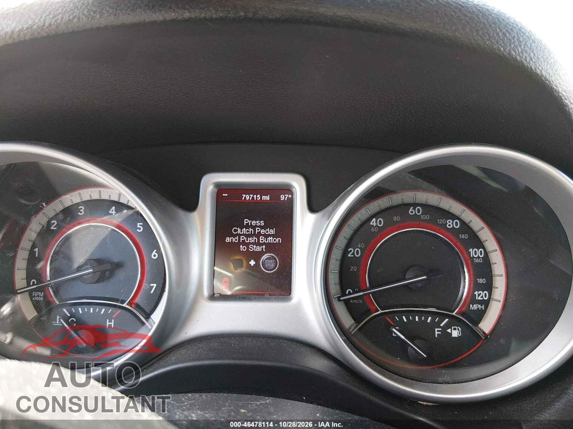 DODGE JOURNEY 2012 - 3C4PDCDG8CT239511