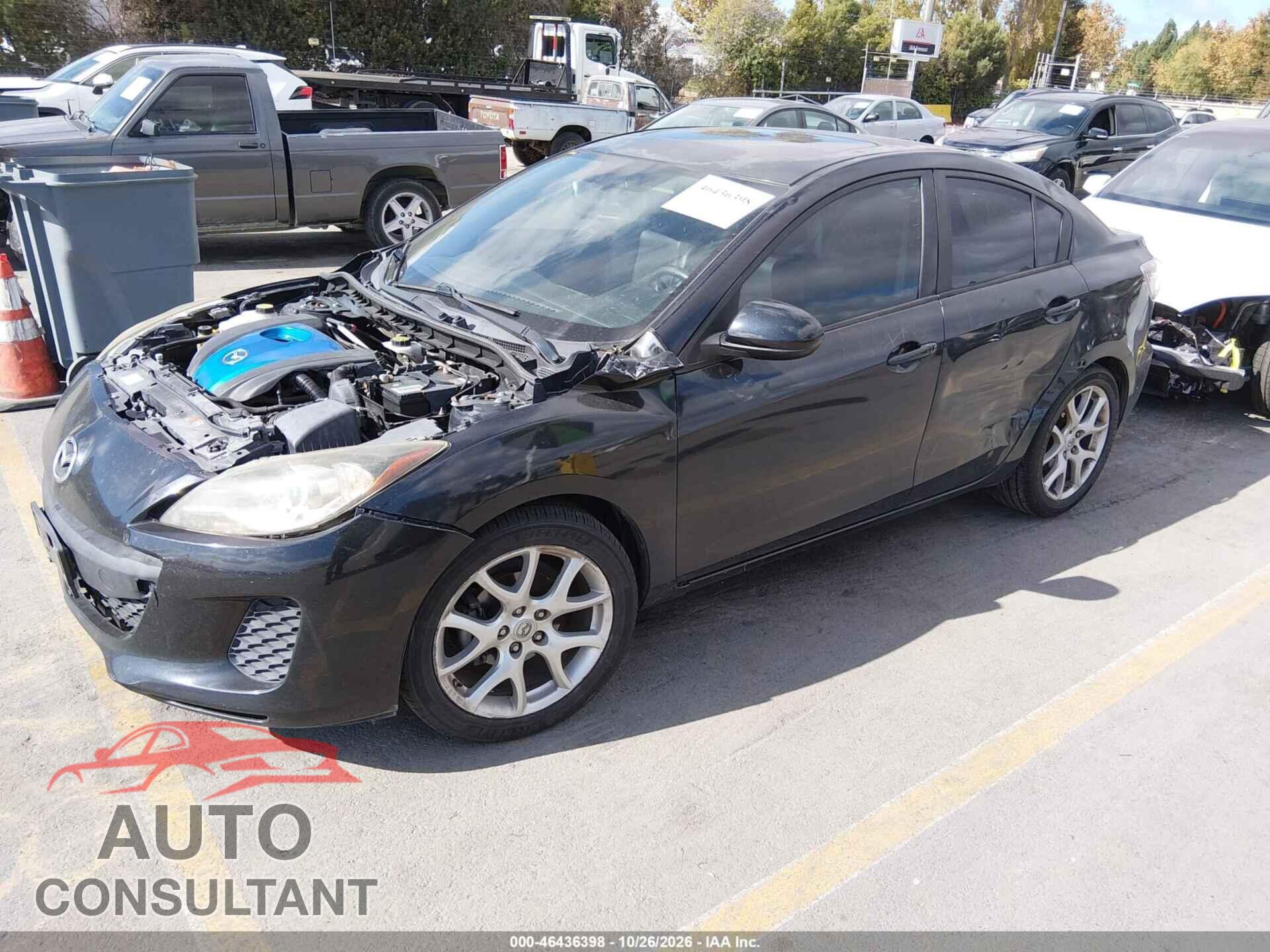 MAZDA MAZDA3 2012 - JM1BL1W86C1653093