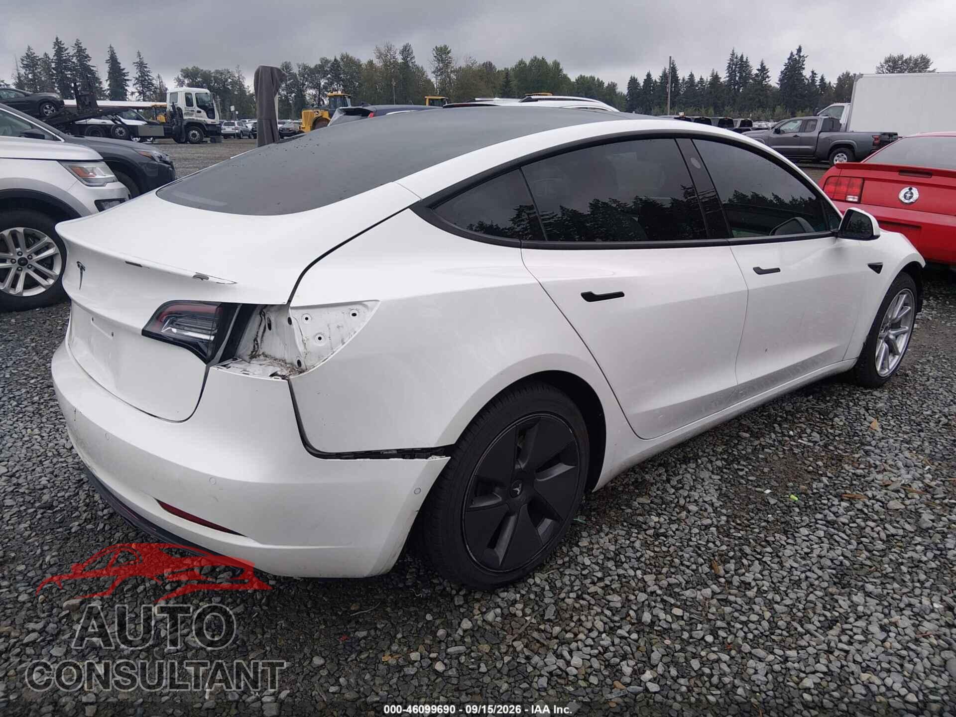 TESLA MODEL 3 2022 - 5YJ3E1EA3NF121412