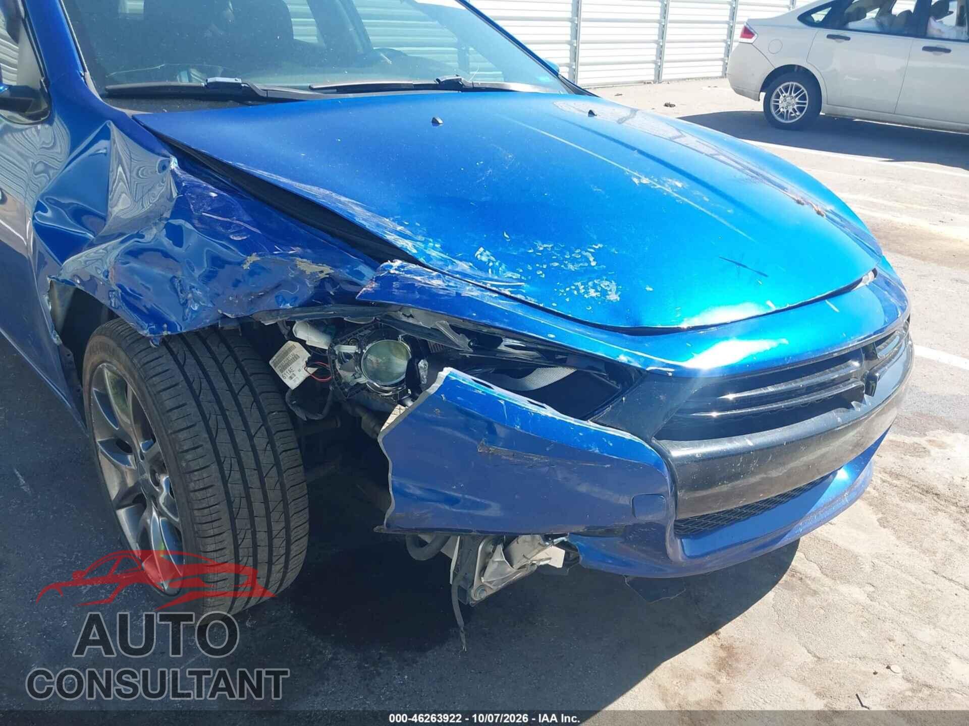 DODGE DART 2013 - 1C3CDFBA1DD334342