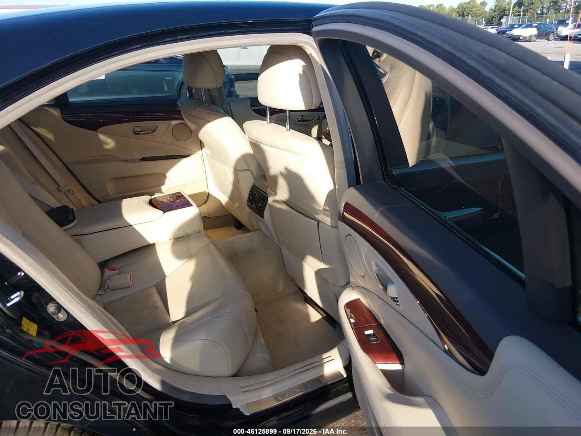LEXUS LS 460 2010 - JTHBL5EF2A5100713