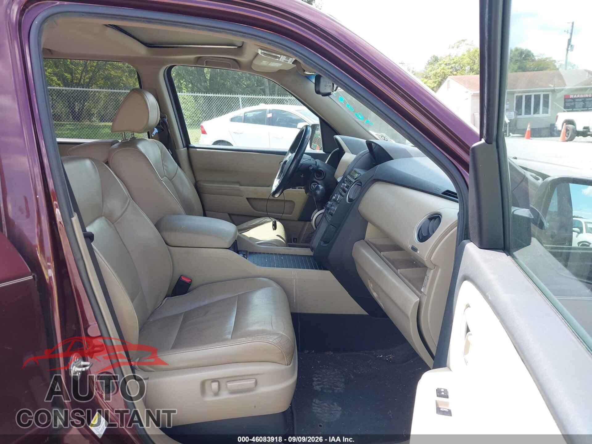 HONDA PILOT 2012 - 5FNYF3H53CB024835