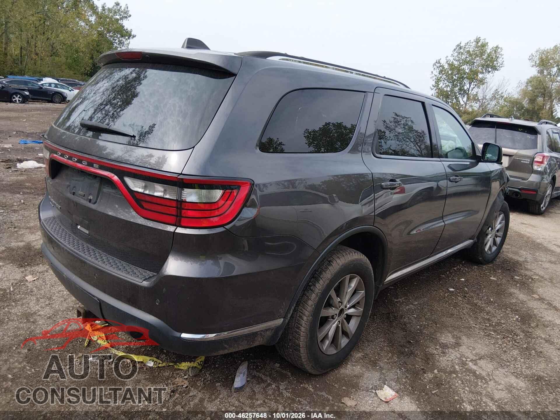 DODGE DURANGO 2017 - 1C4RDJAG9HC652820