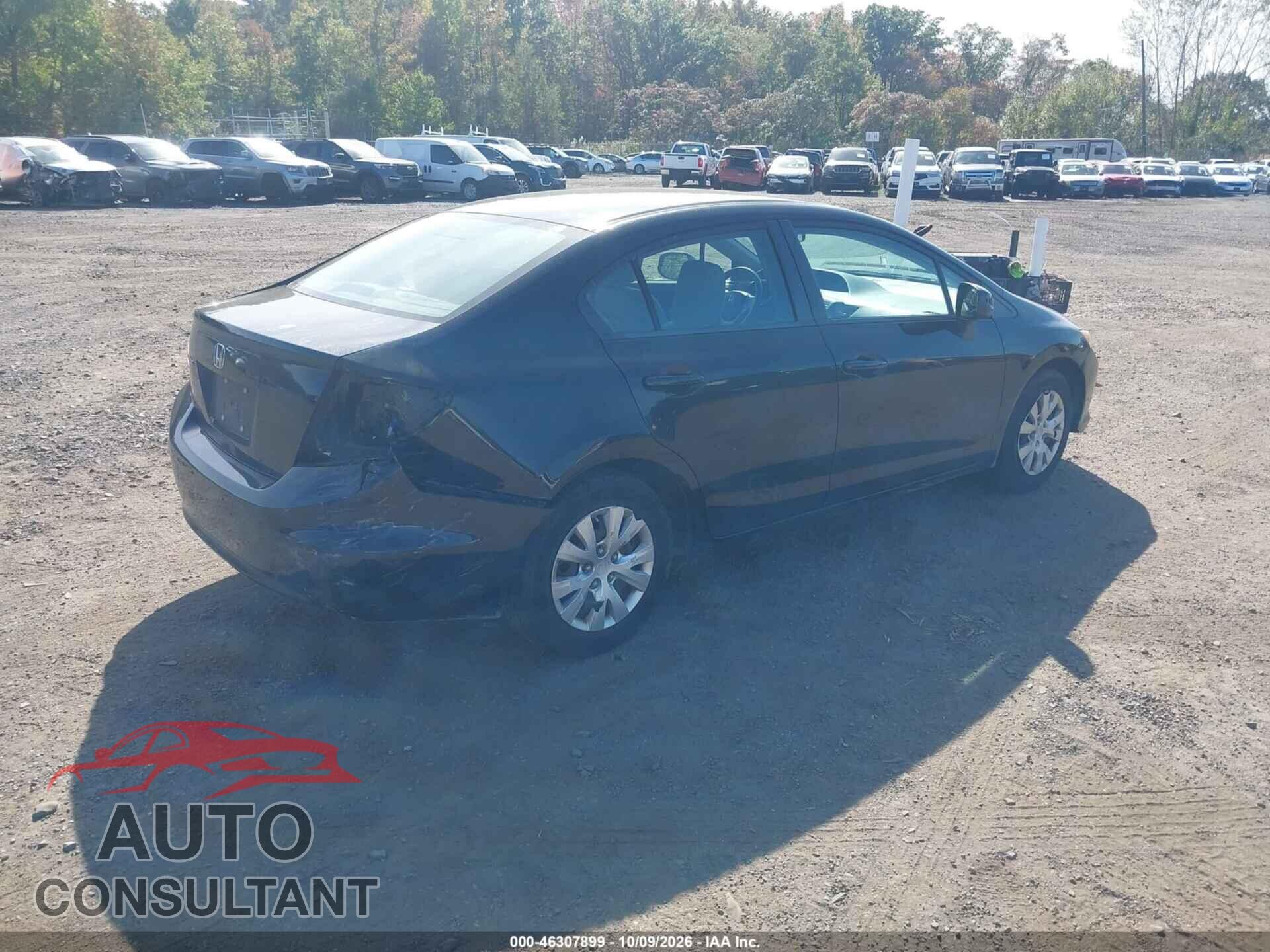 HONDA CIVIC 2012 - 2HGFB2F55CH312240