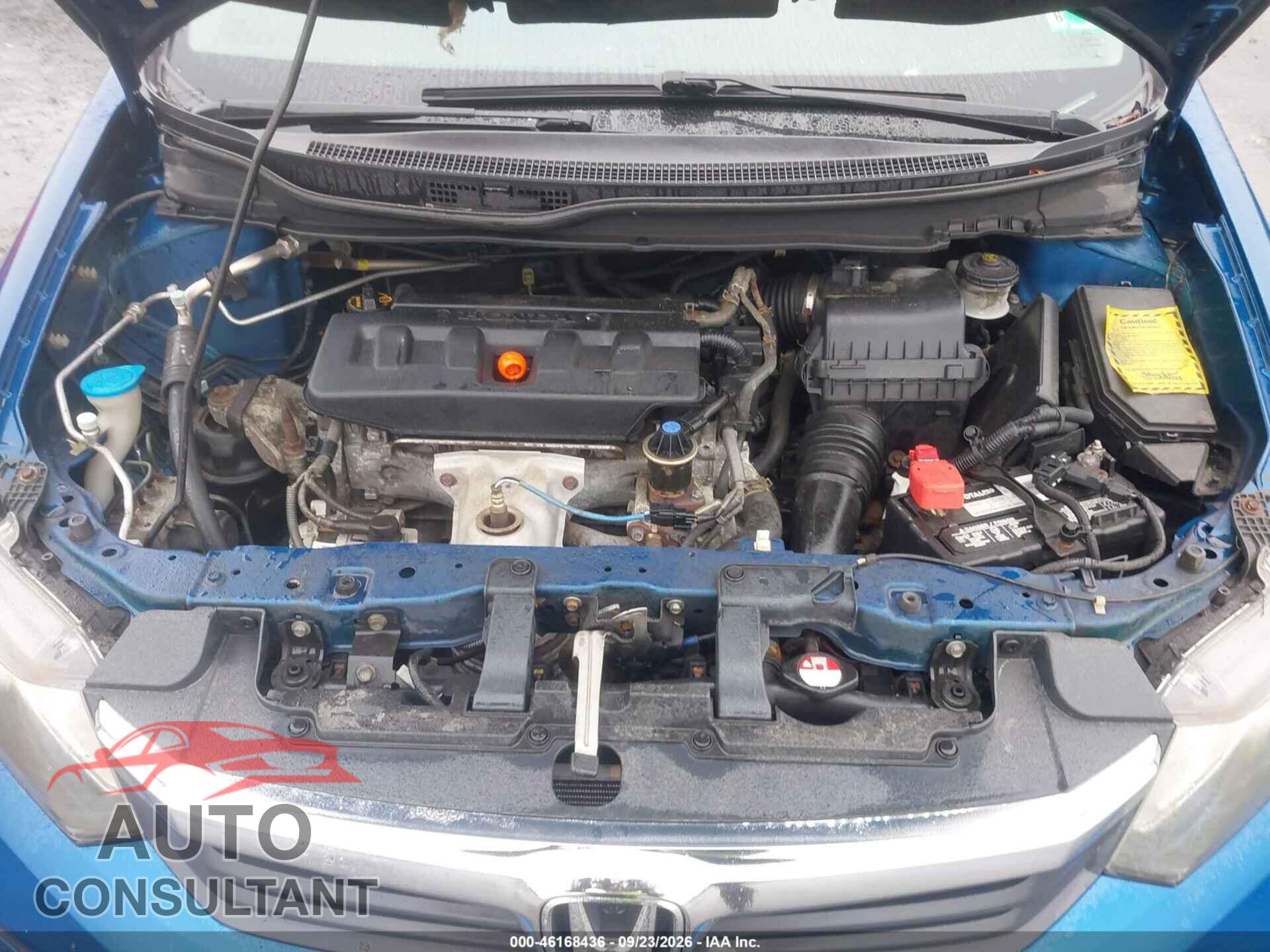 HONDA CIVIC 2012 - 19XFB2F85CE322934