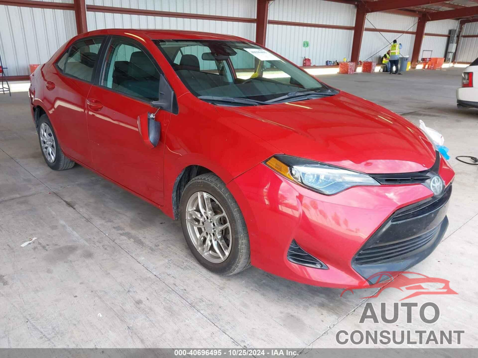 TOYOTA COROLLA 2019 - 5YFBURHE6KP856641