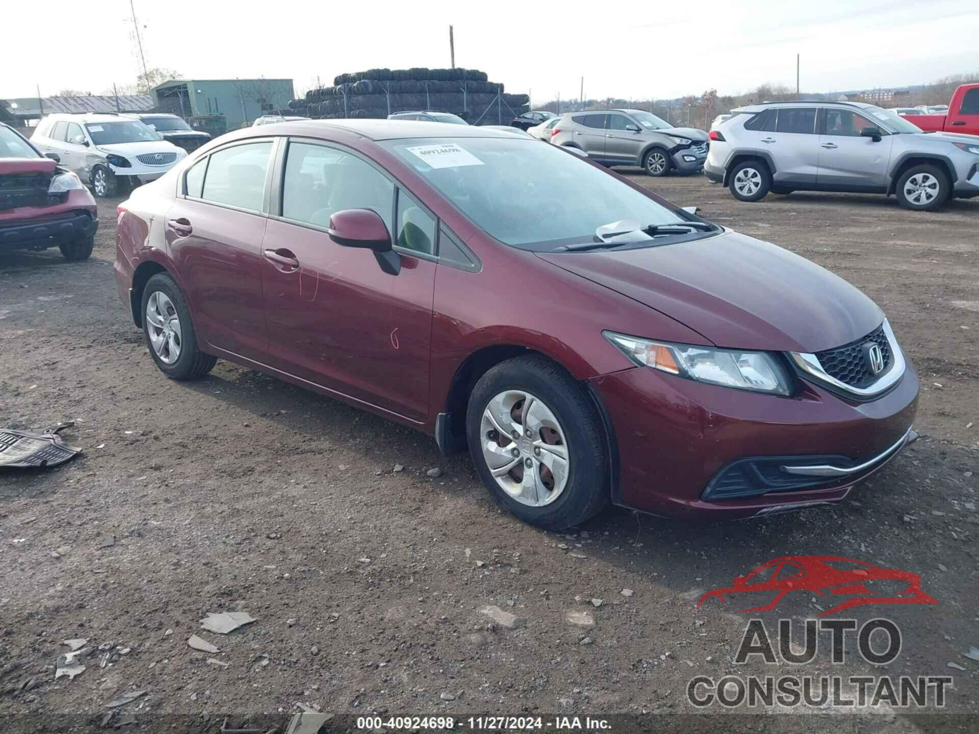 HONDA CIVIC 2013 - 2HGFB2F56DH600933