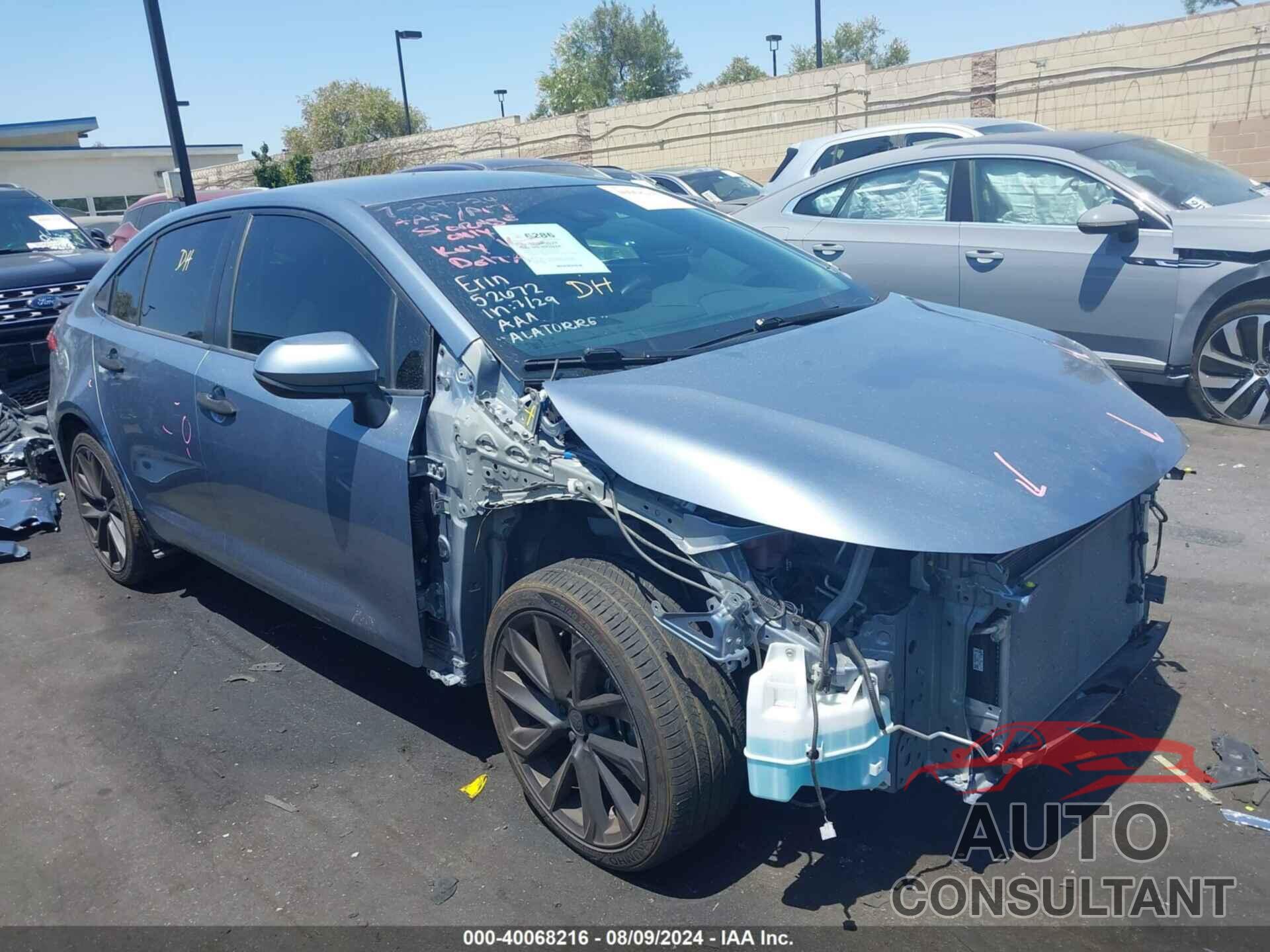 TOYOTA COROLLA 2020 - JTDS4RCEXLJ047740