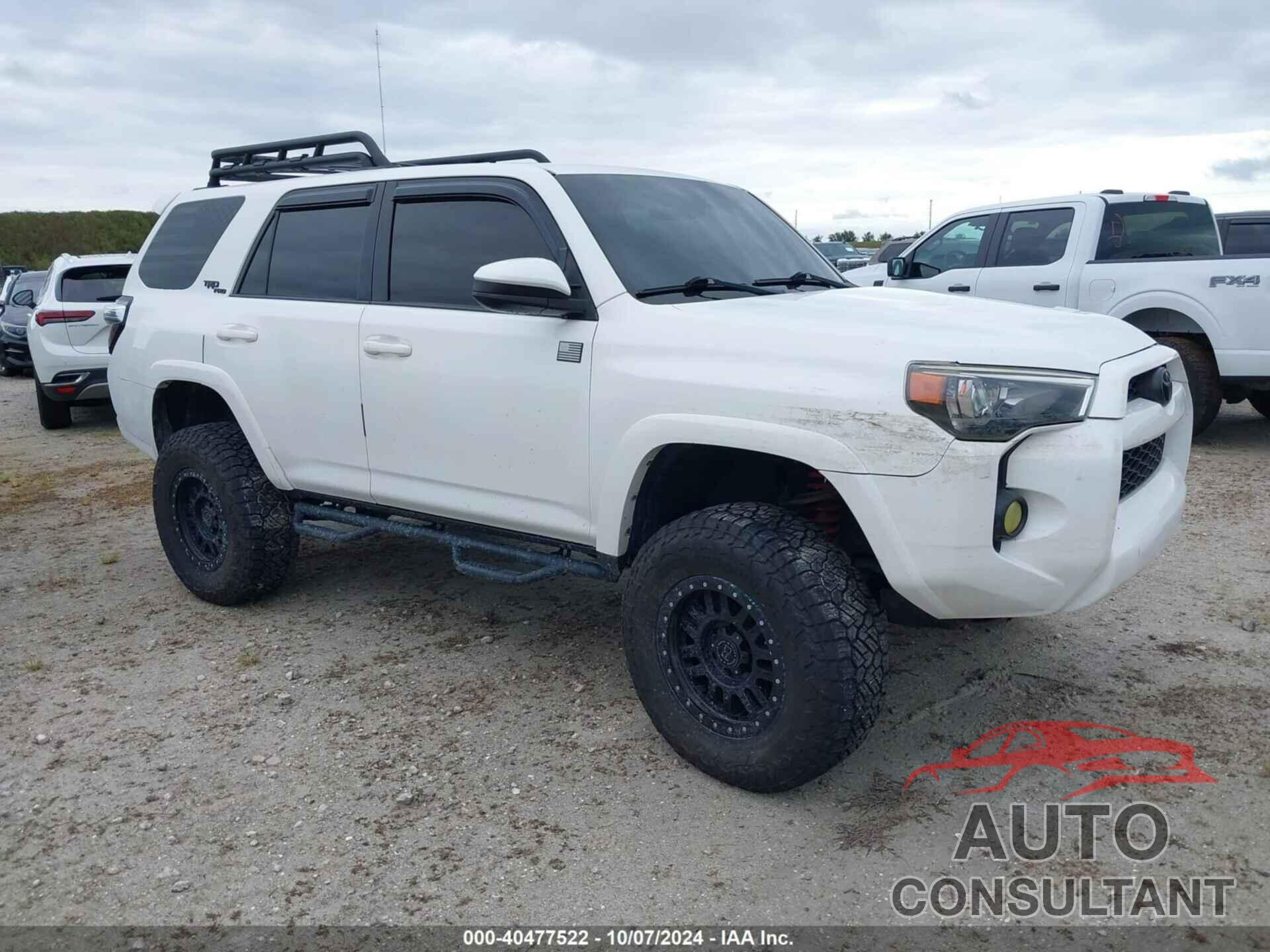 TOYOTA 4RUNNER 2016 - JTEBU5JR8G5282629