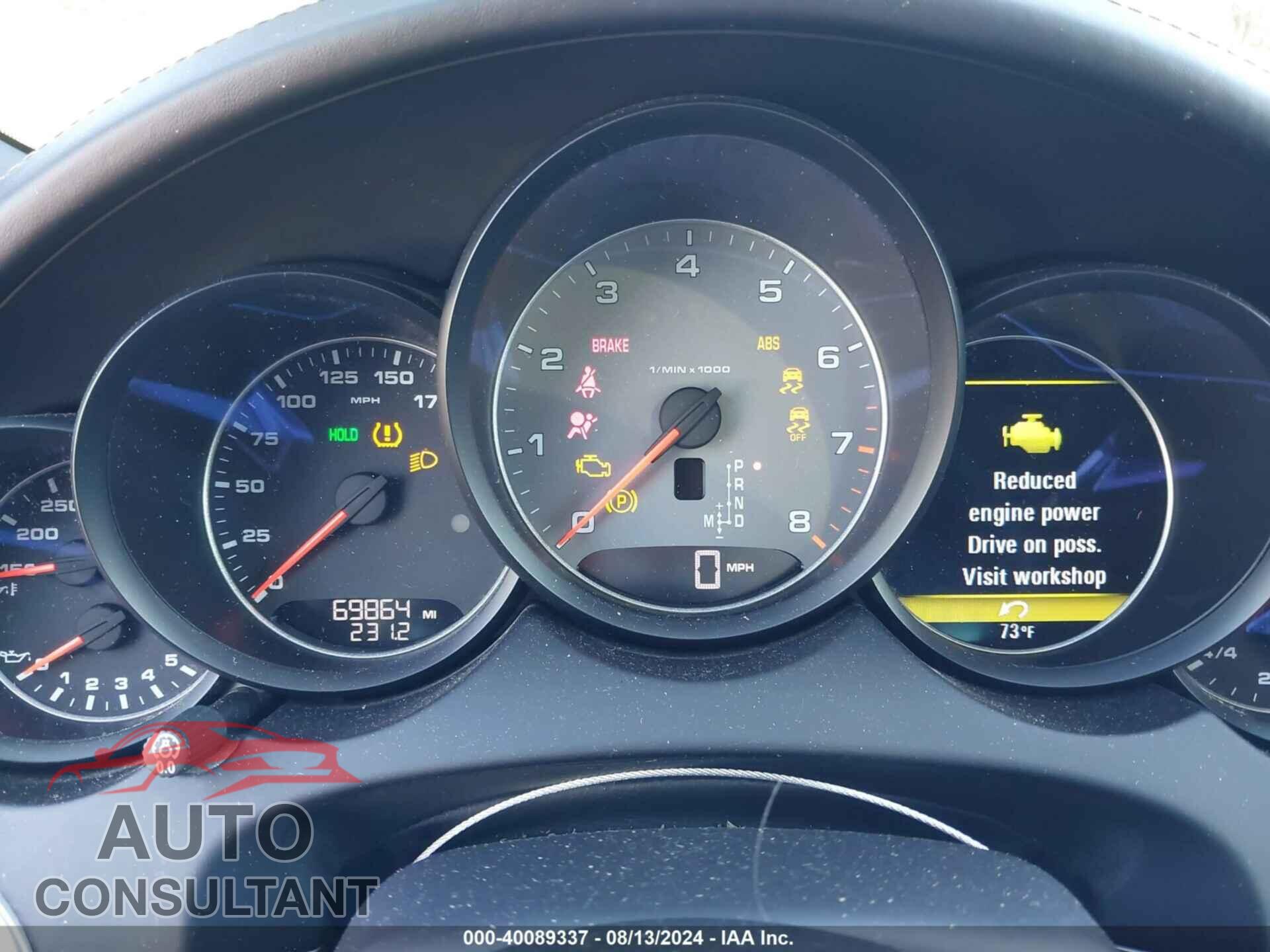 PORSCHE CAYENNE 2016 - WP1AB2A23GLA96286