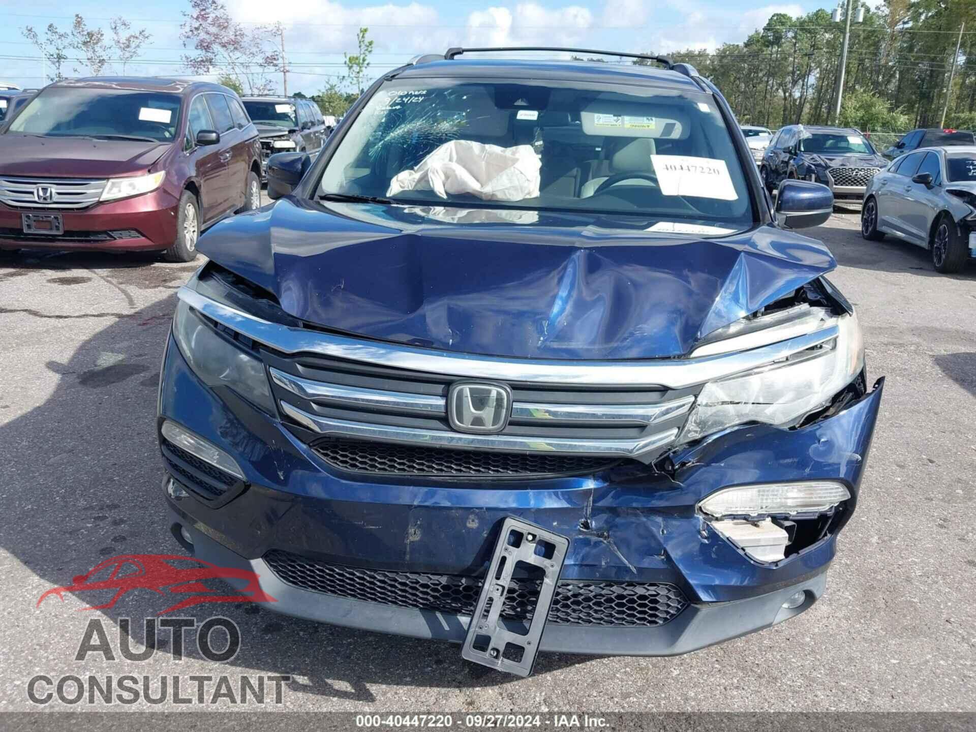 HONDA PILOT 2016 - 5FNYF6H40GB045205