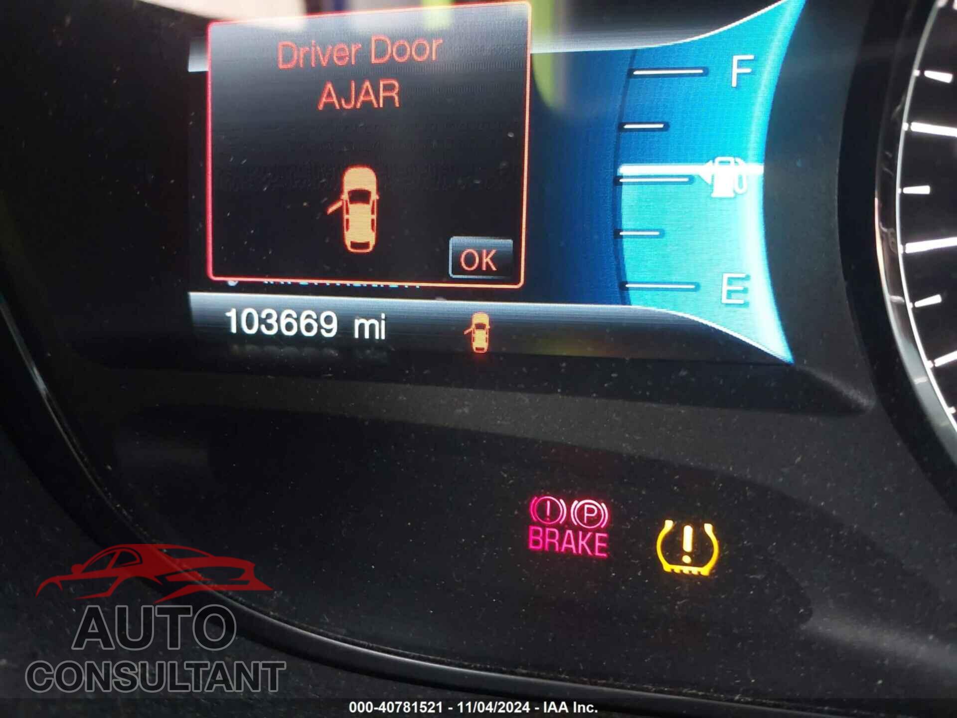 FORD EDGE 2013 - 2FMDK3JCXDBC77180