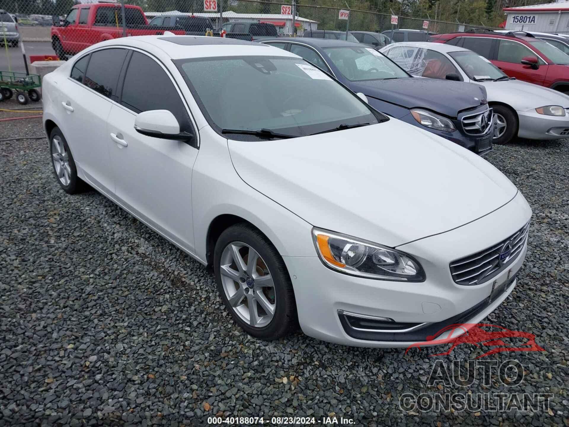 VOLVO S60 2016 - YV126MFK0G2395605